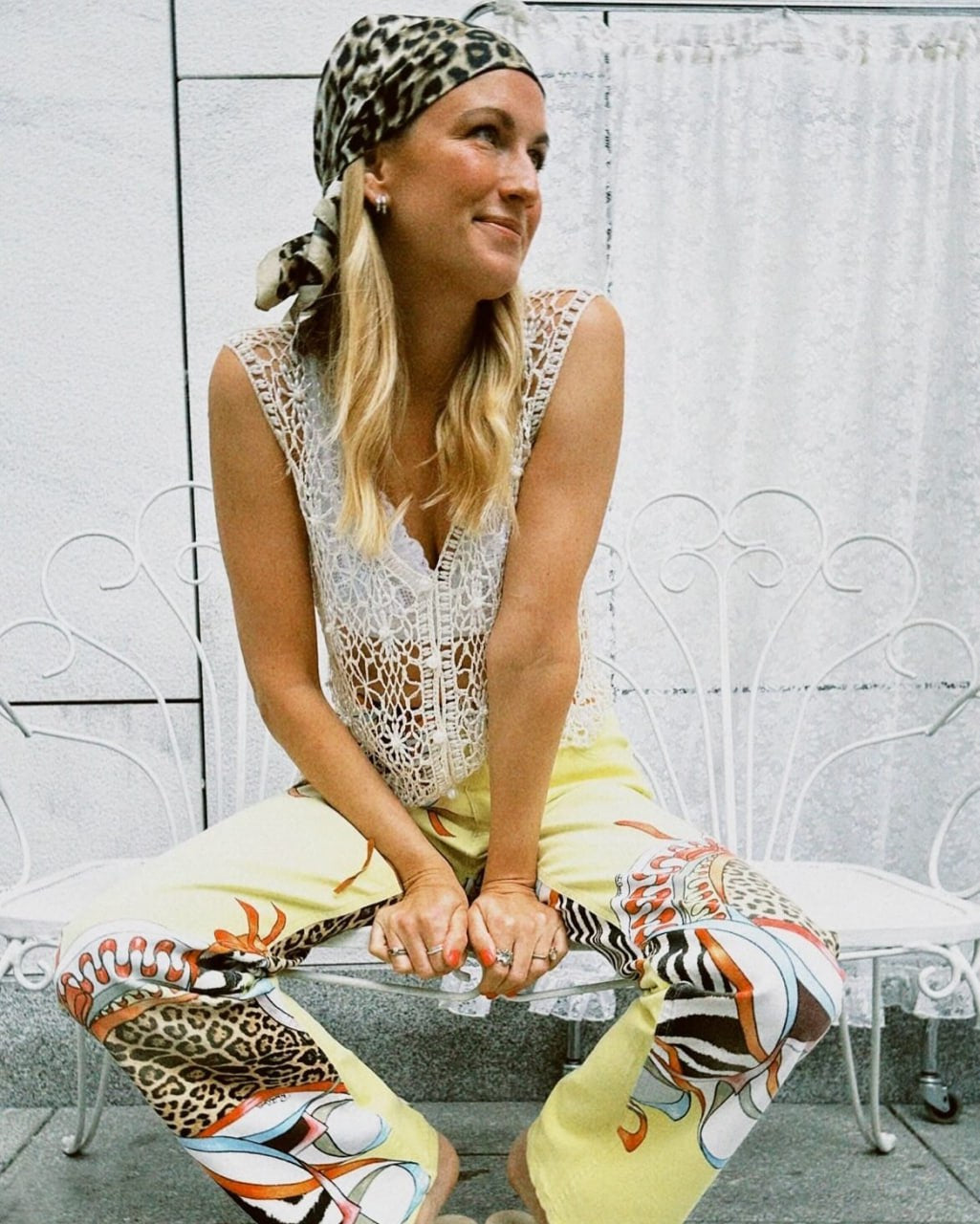 Roberto Cavalli Printed Pants