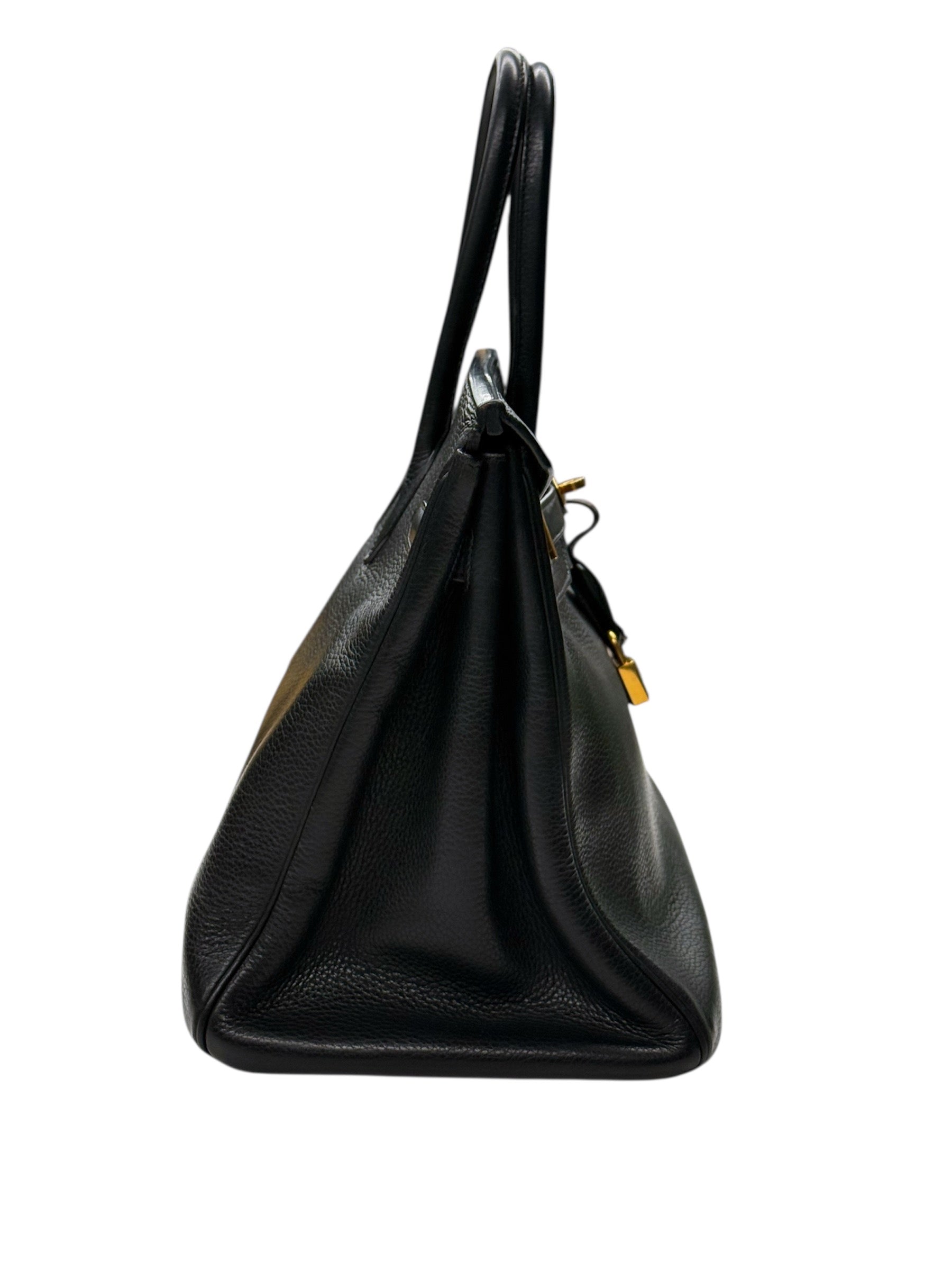 Hermès Birkin 35 Black Togo Leather Bag with Gold Hardware