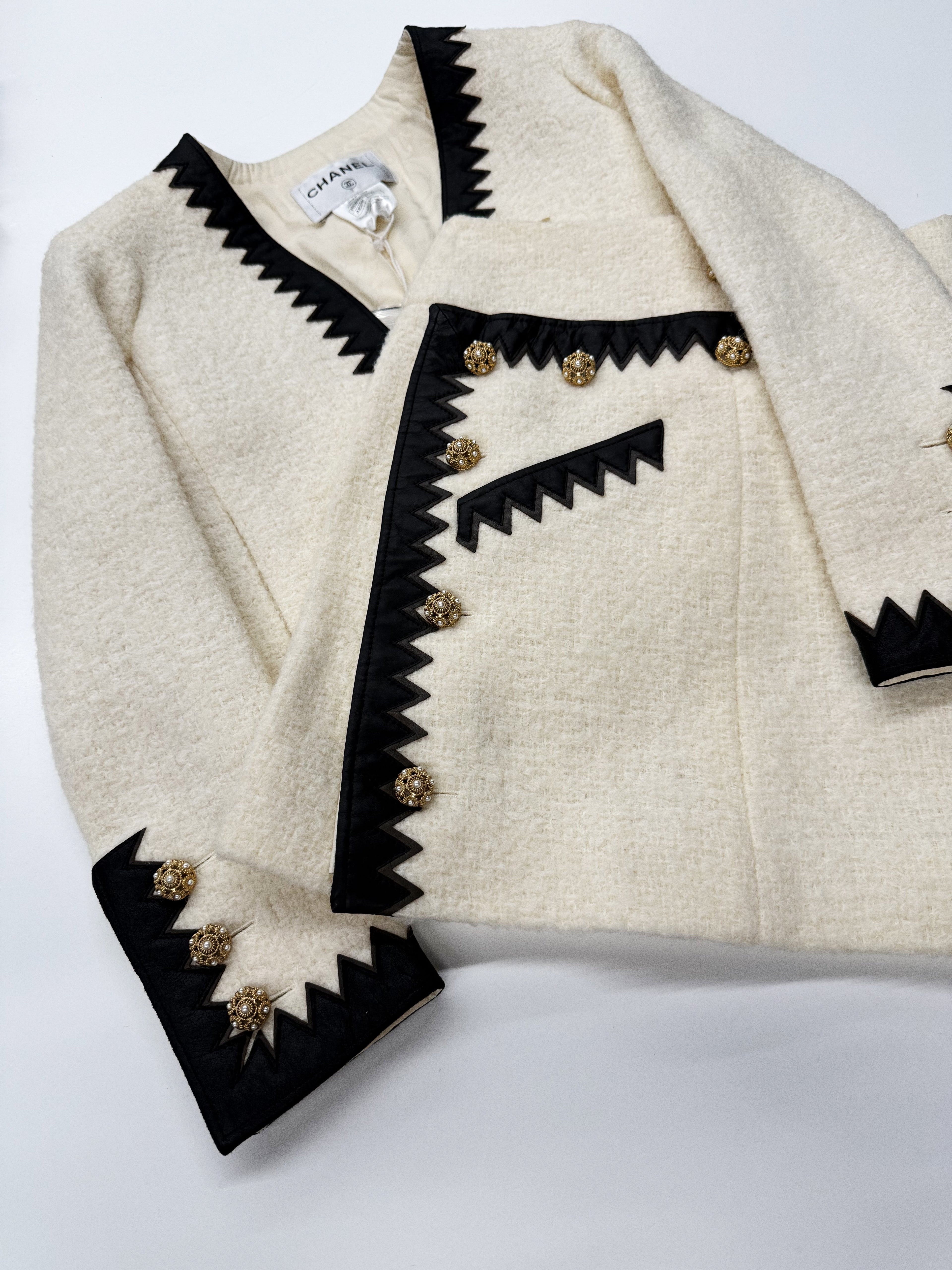 Chanel Wool Tweed Jacket & Skirt Set — Fall 2015 Collection