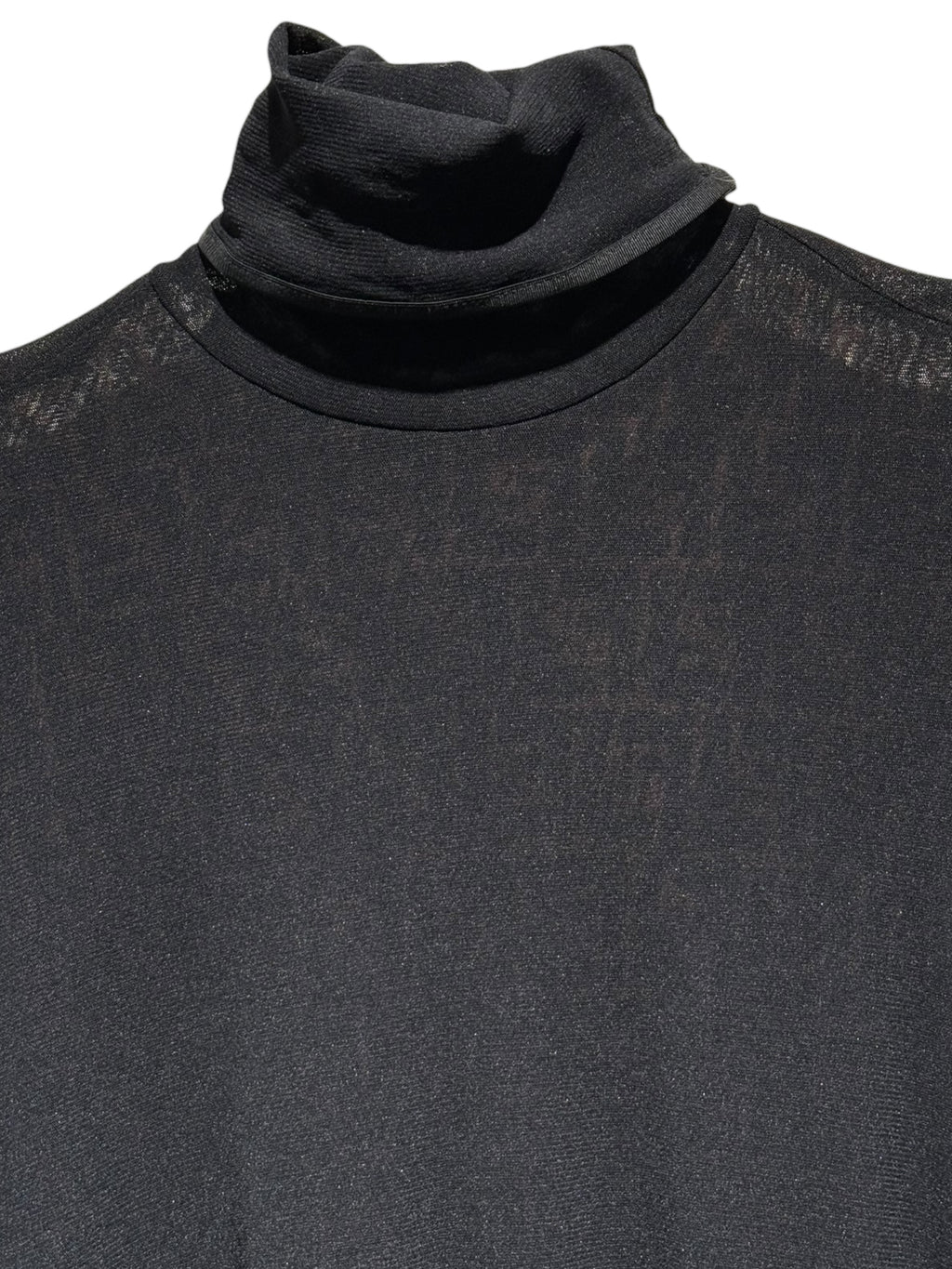 Fendi Maglia Vintage Black Two-Piece Set — Turtleneck Top & Skirt, Made in Italy