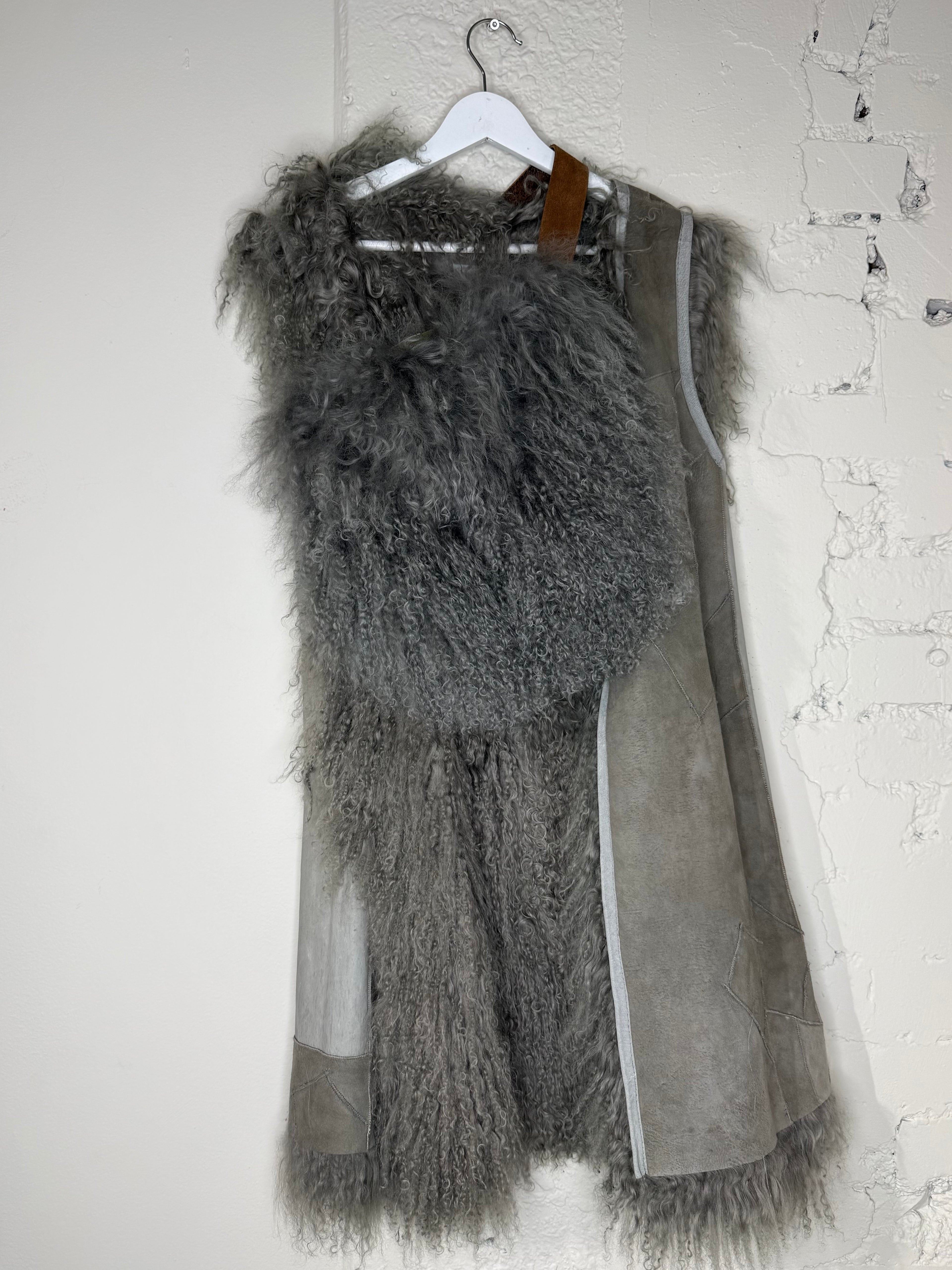 Henriette Steffensen Copenhagen Mongolian Lamb Fur Vest
