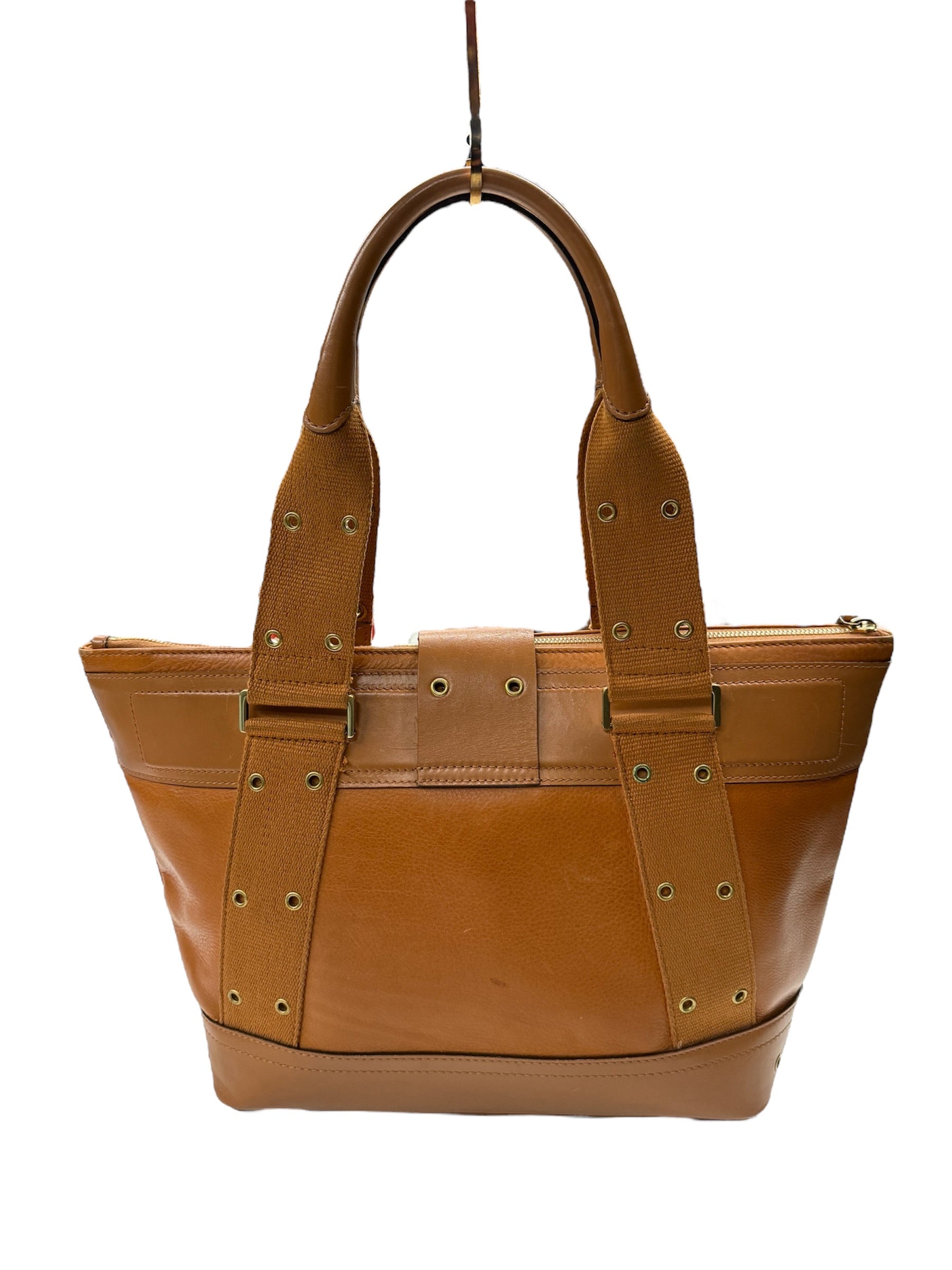 Christian Dior Brown Leather Tote Bag – Vintage Luxury Shoulder Handbag
