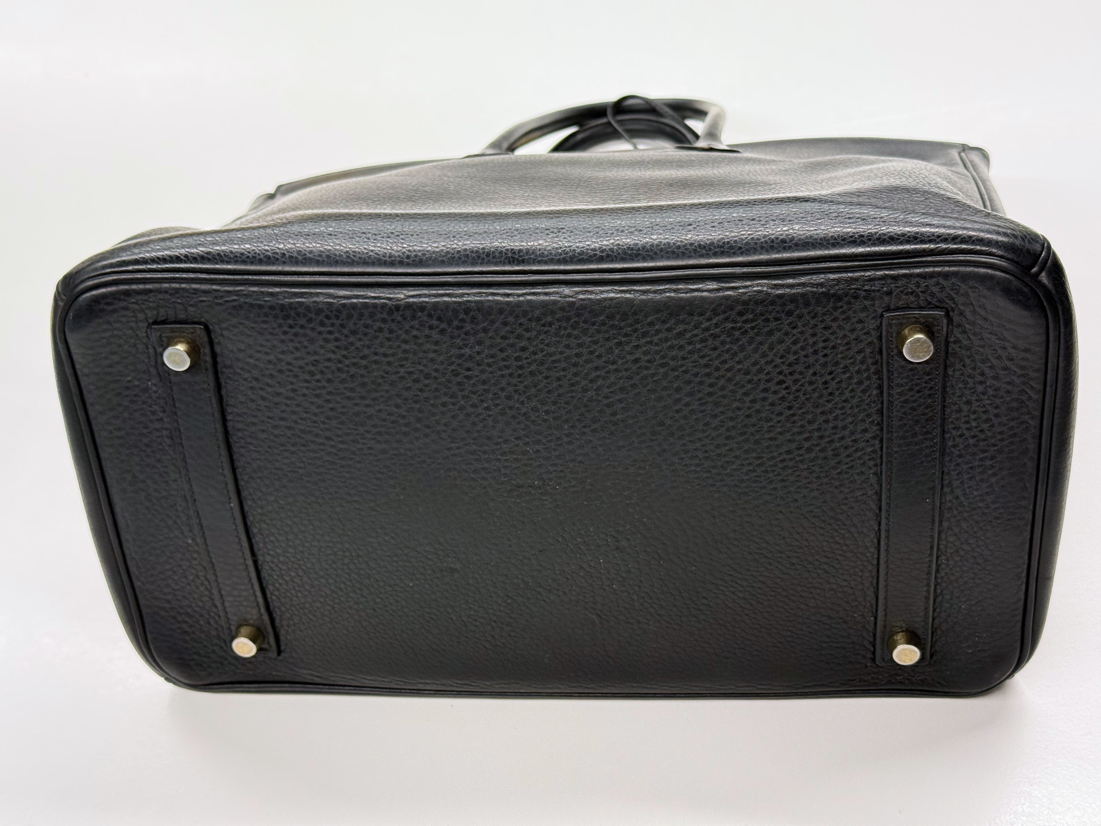 Hermès Birkin 35 Black Togo Leather Bag with Gold Hardware