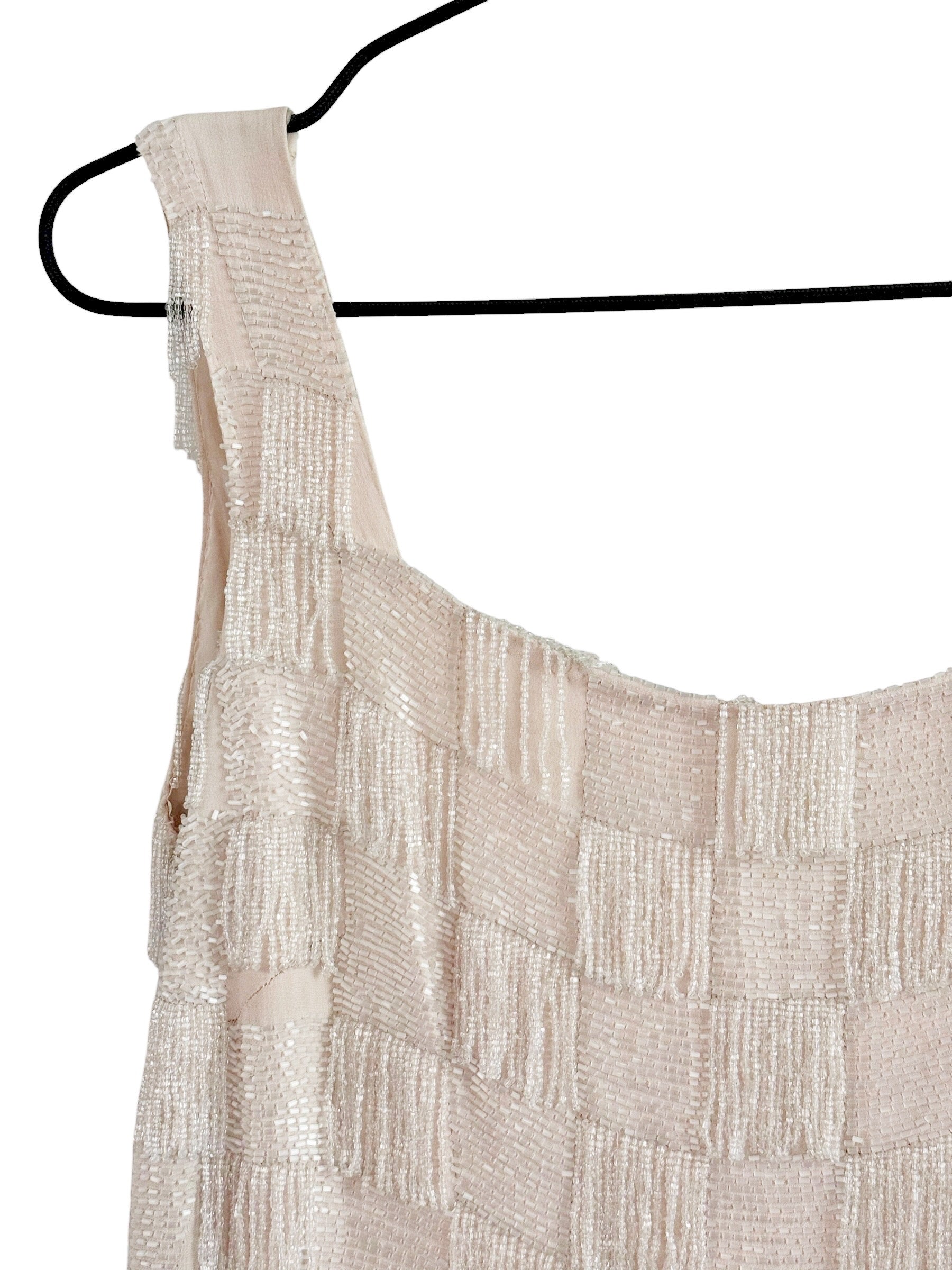 Vintage Pink Beaded Dress - EU 38