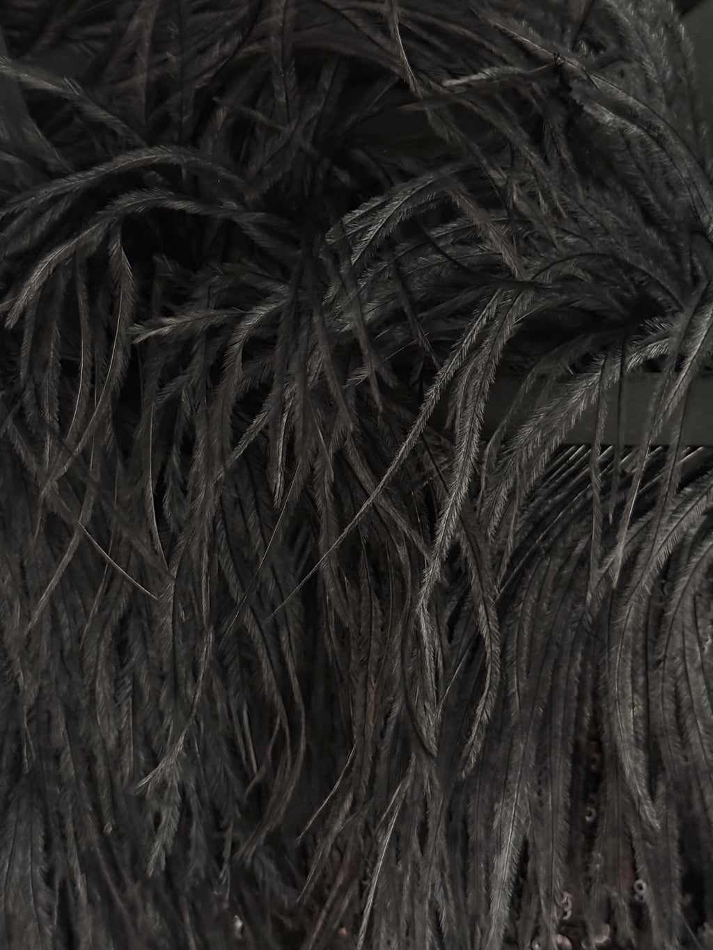 Hugo Boss Feather & Sequin Dress - M