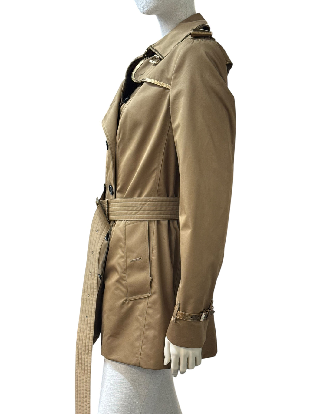 BURBERRY PRORSUM London Short Trench Coat - EU 40