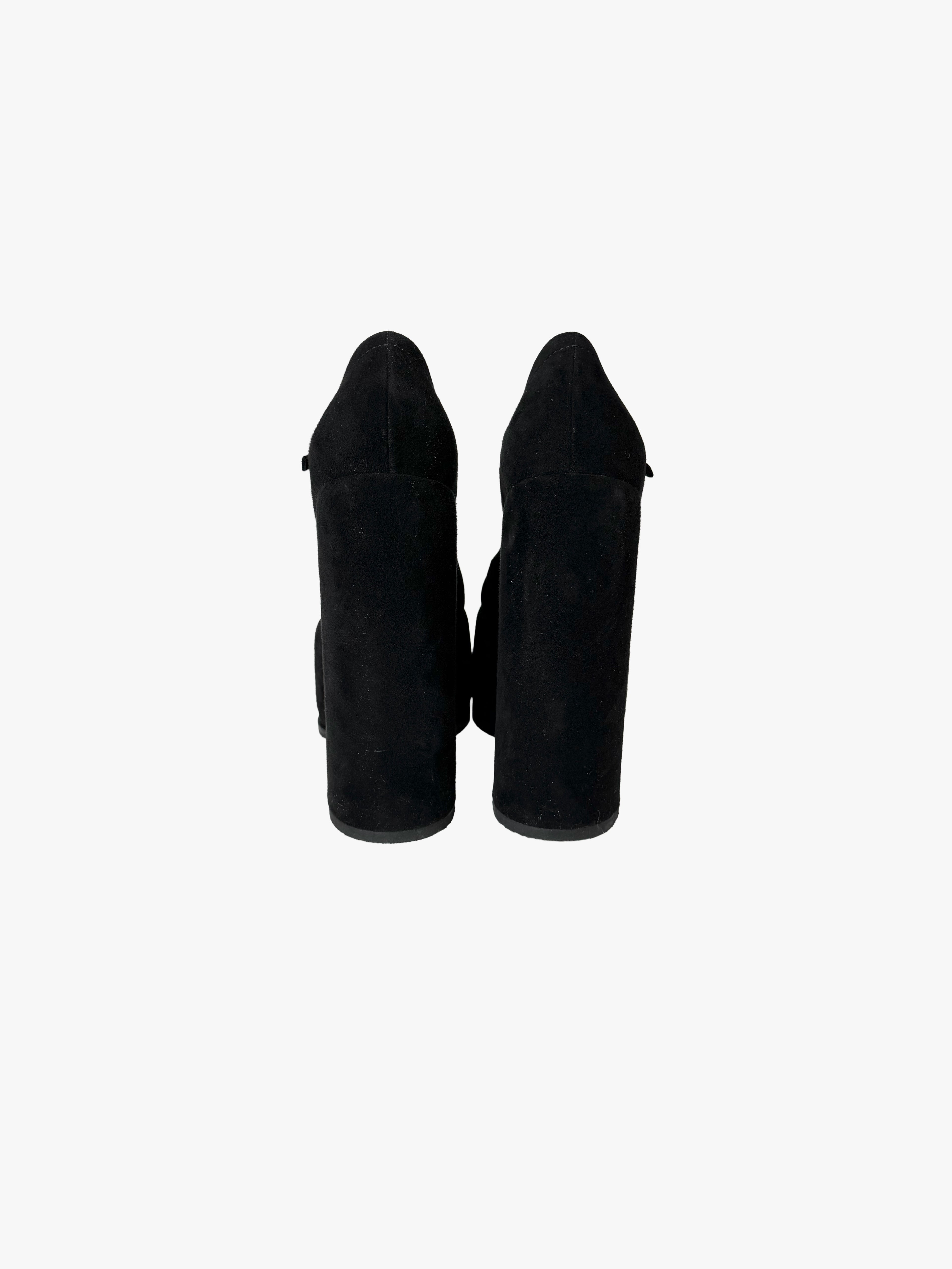 Casadei Rock Mary Jane Suede Pumps