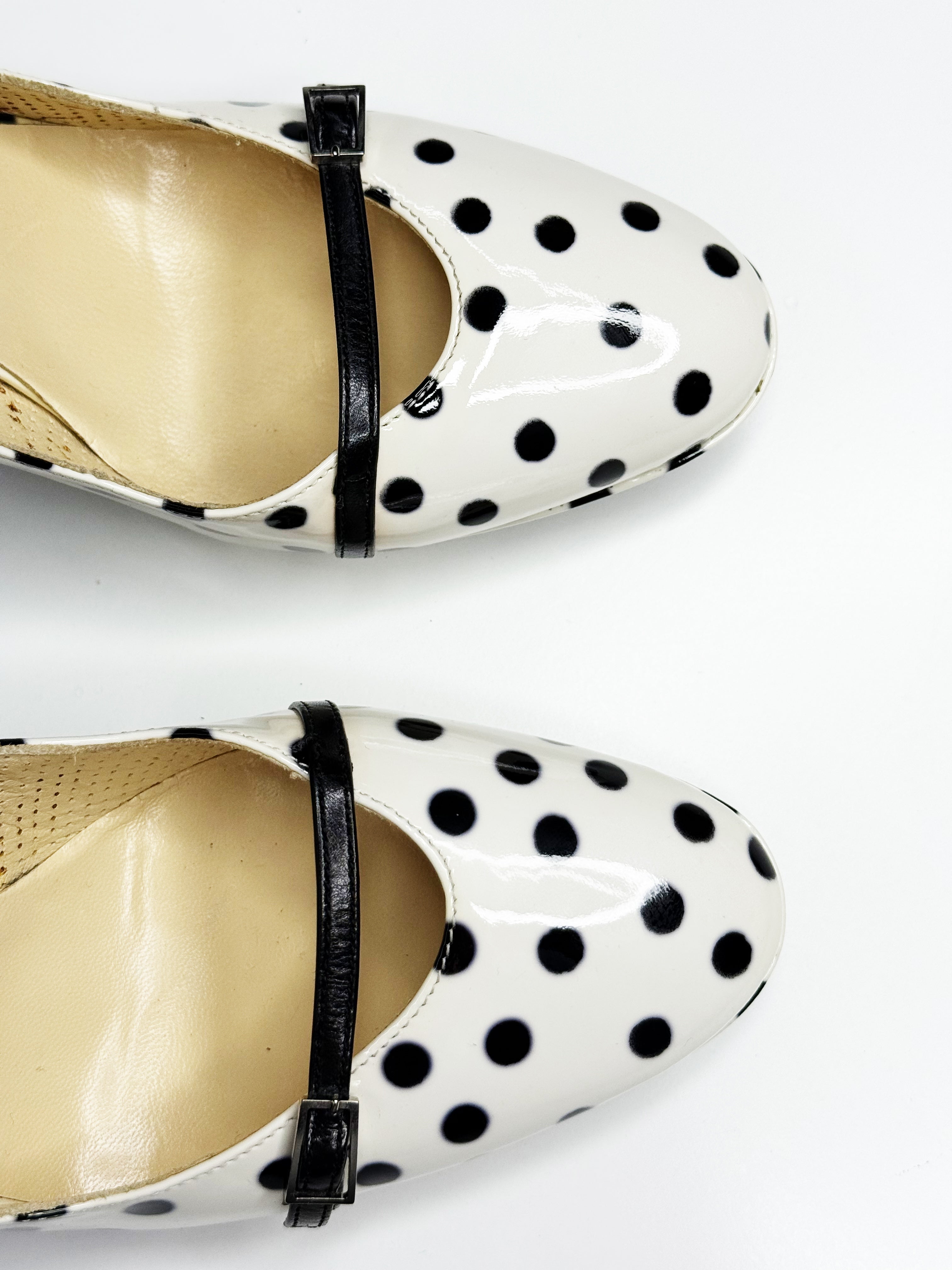 Gianmarco Lorenzi Polka Dot Stiletto Pumps