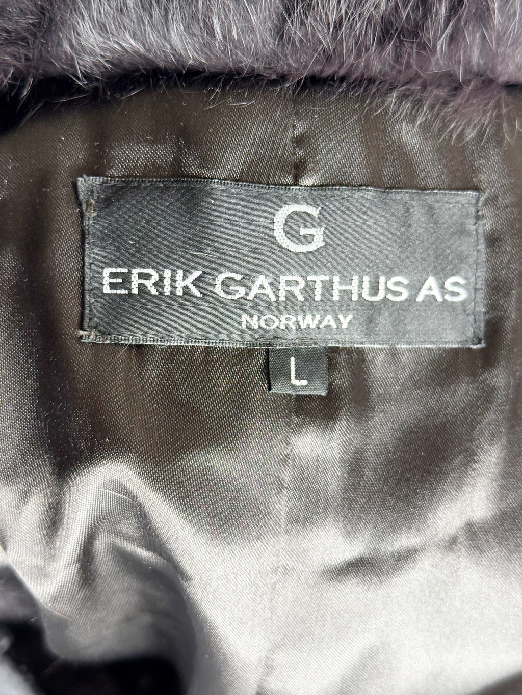Erik Garthus AS Dark Brown Mink Jacket - L
