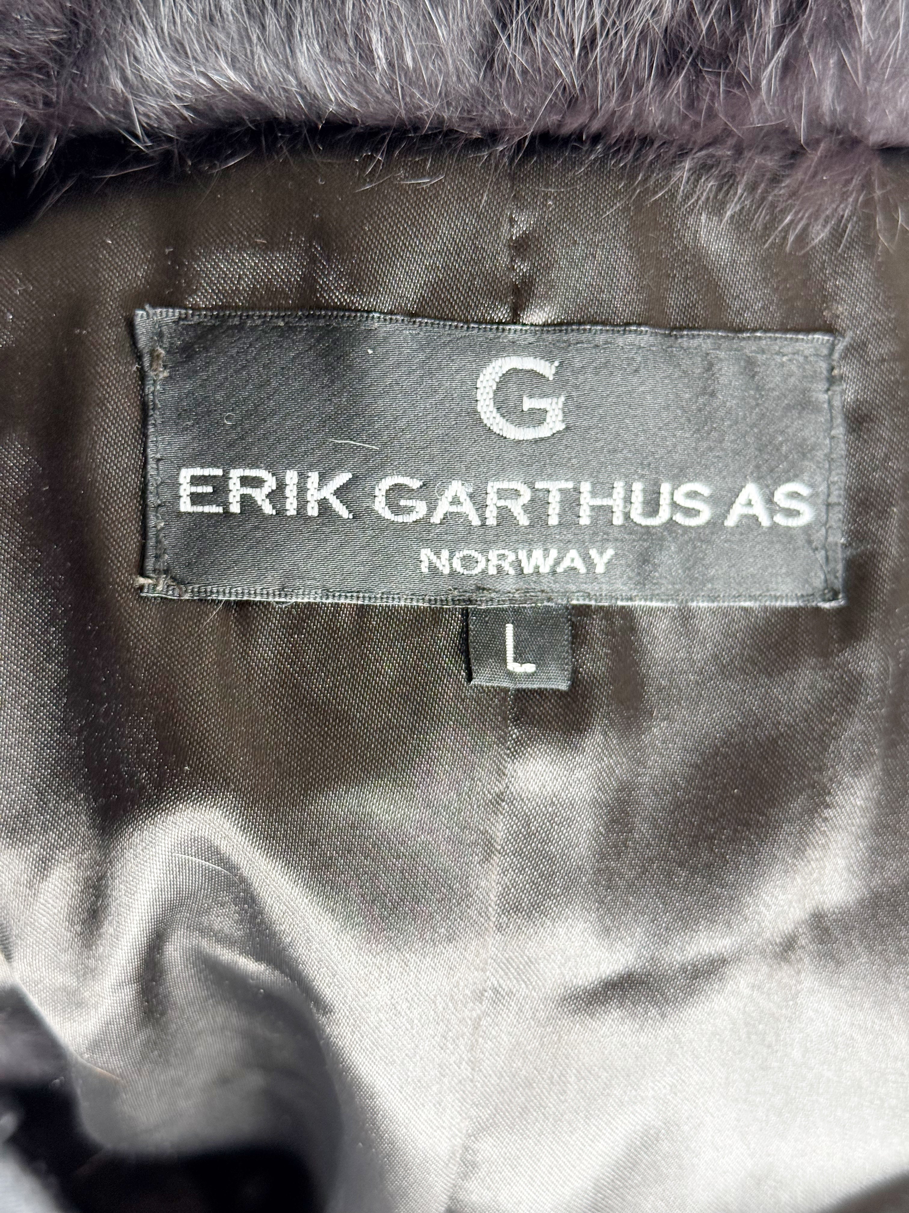 Erik Garthus AS Dark Brown Mink Jacket - L