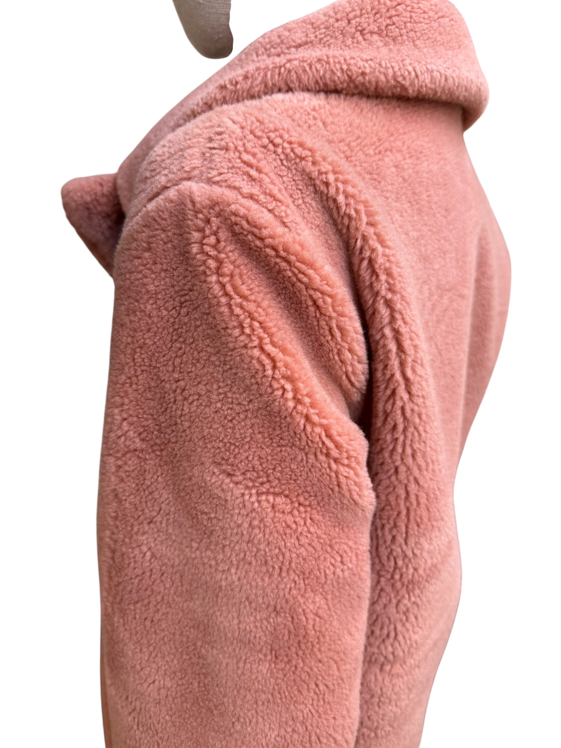 Stine Goya Pink Faux Shearling Coat