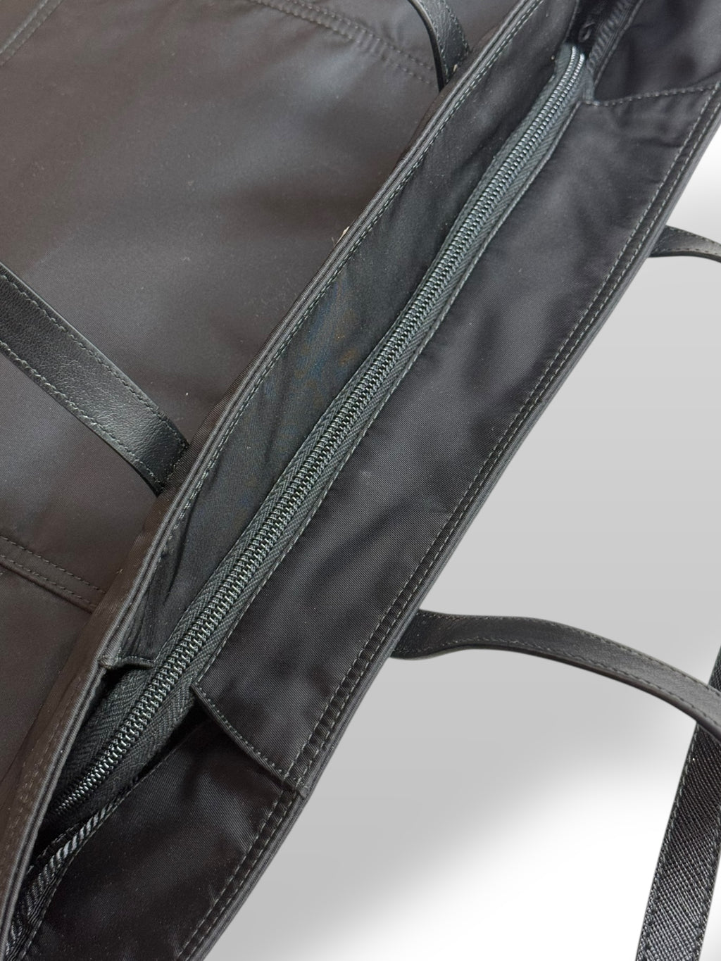 Prada Black Nylon Tote Bag