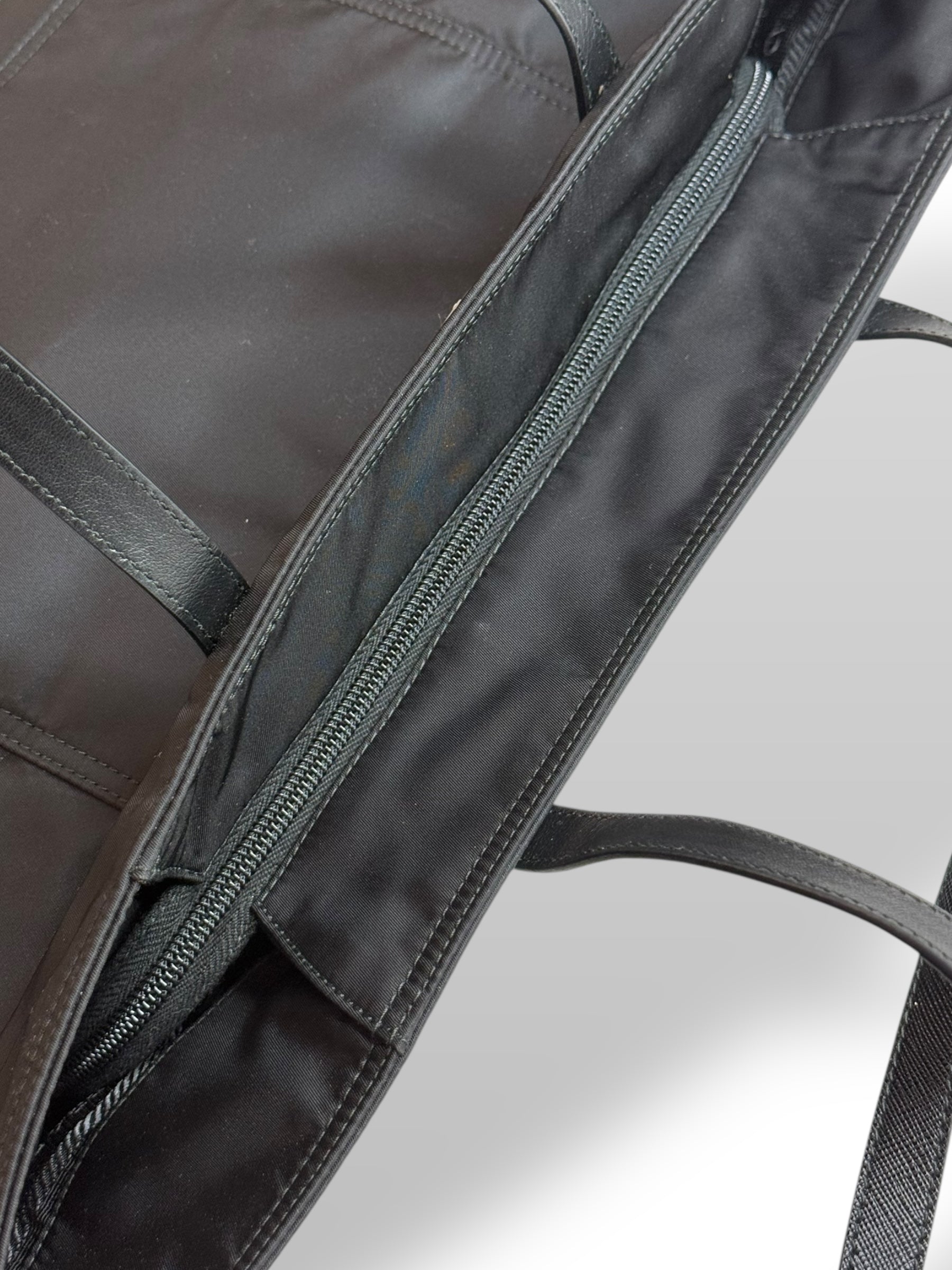 Prada Black Nylon Tote Bag