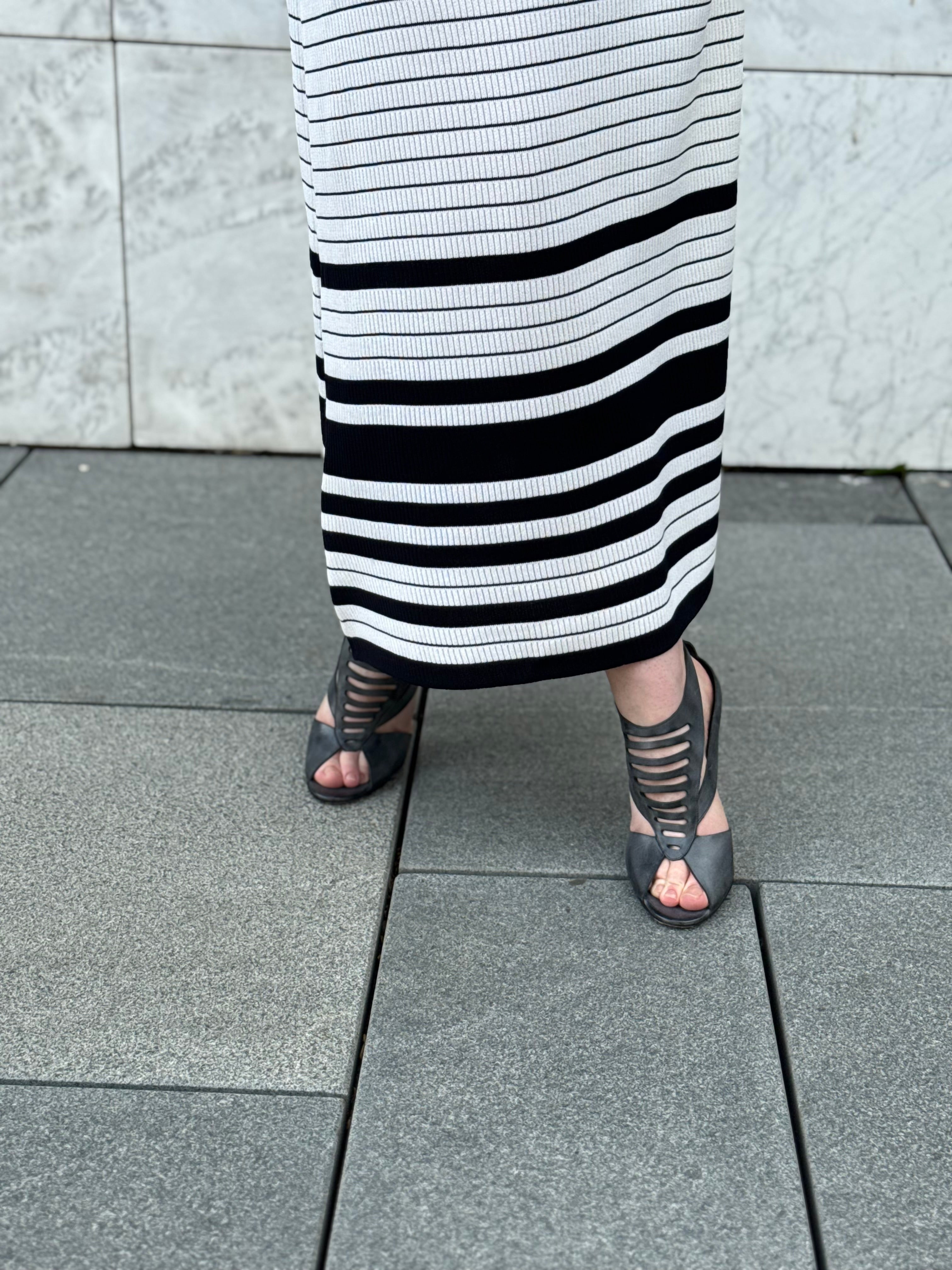 Chloé Dark Grey Cutout High Heel Sandals