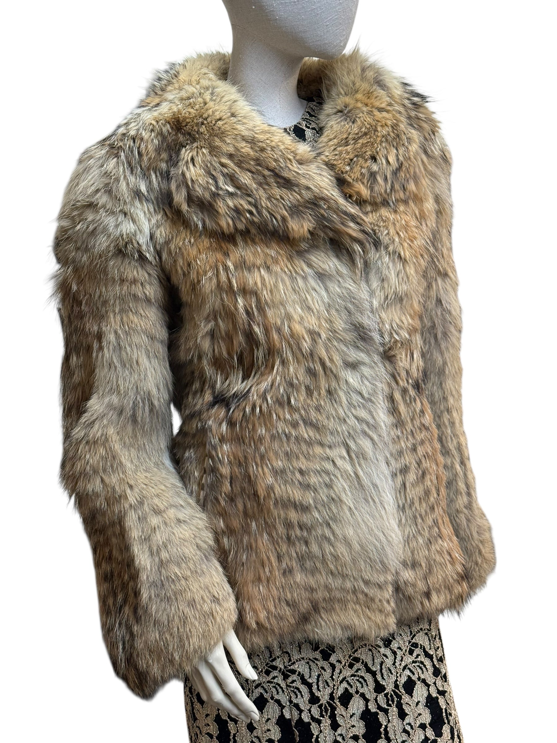 VINTAGE NATURAL FUR JACKET – SHORT LENGTH