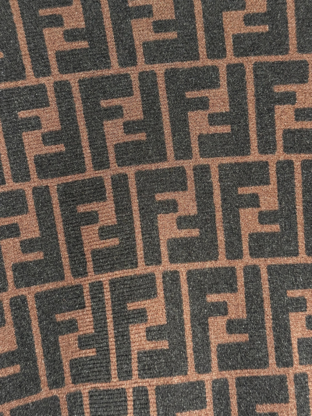 Fendi Maglia Vintage Black Two-Piece Set — Turtleneck Top & Skirt, Made in Italy