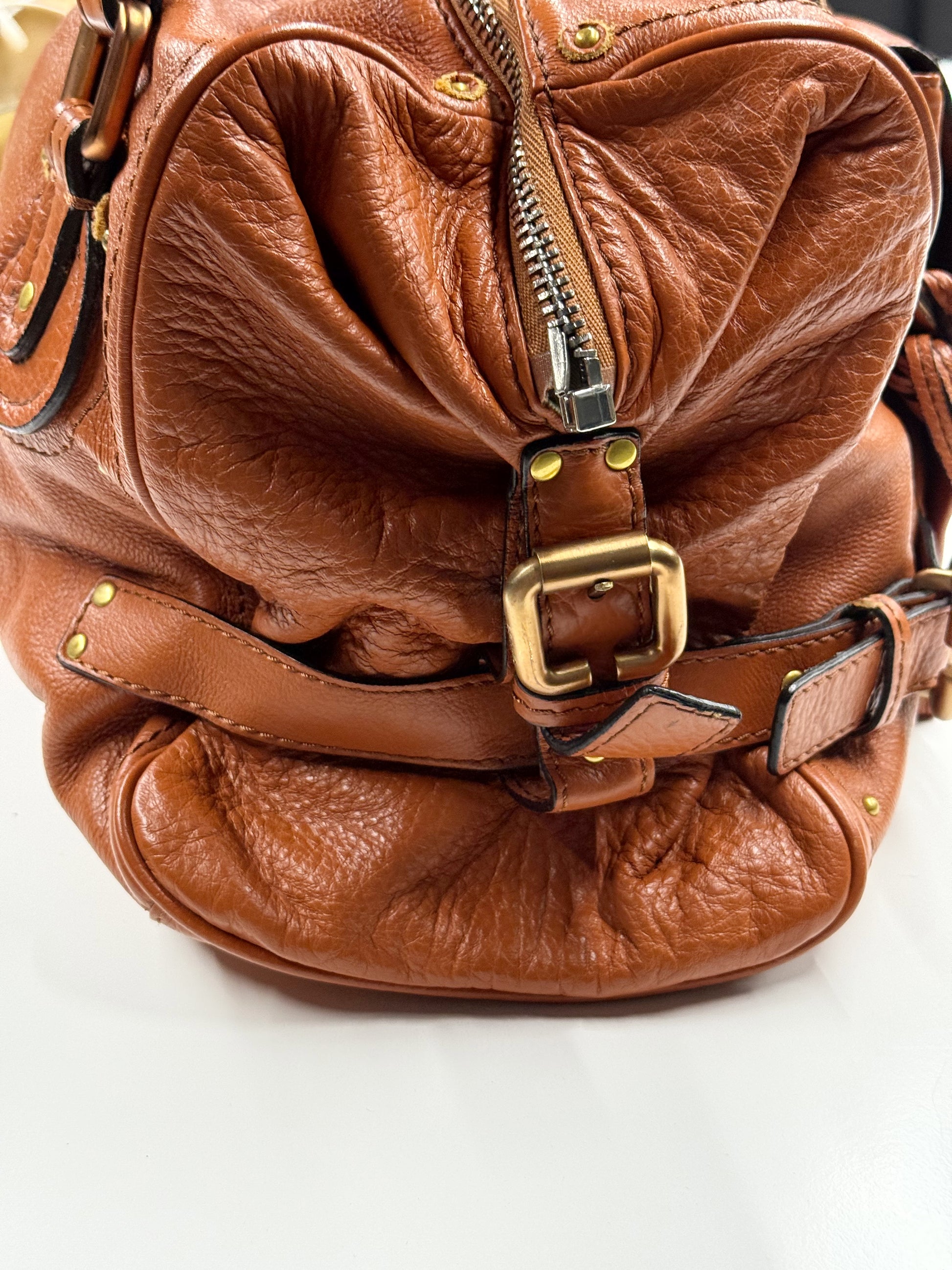 Chloé Paddington Bag in Tan Leather