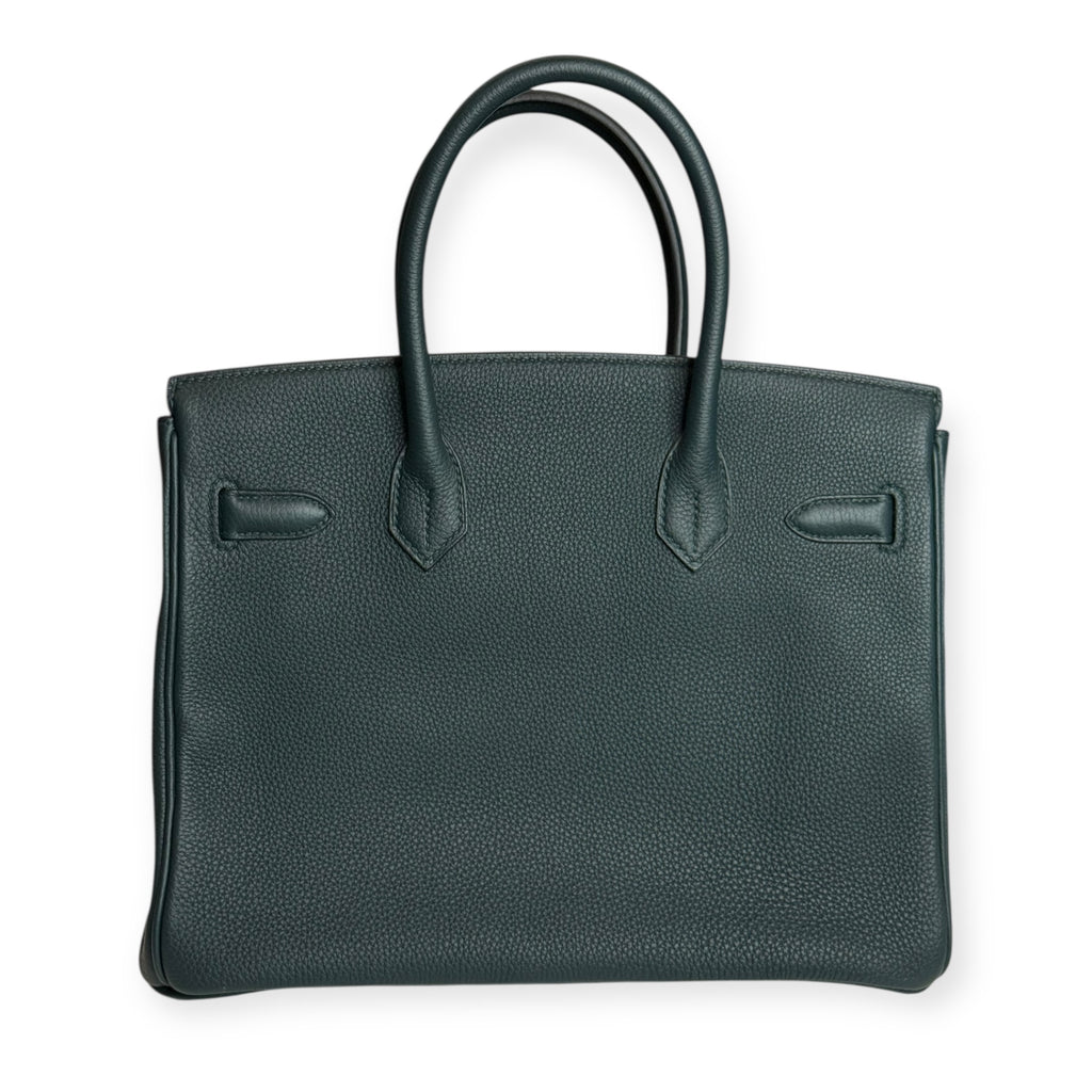 Hermès Birkin 30 — Vert Cypress Togo Leather, Gold Hardware (Stamp C)