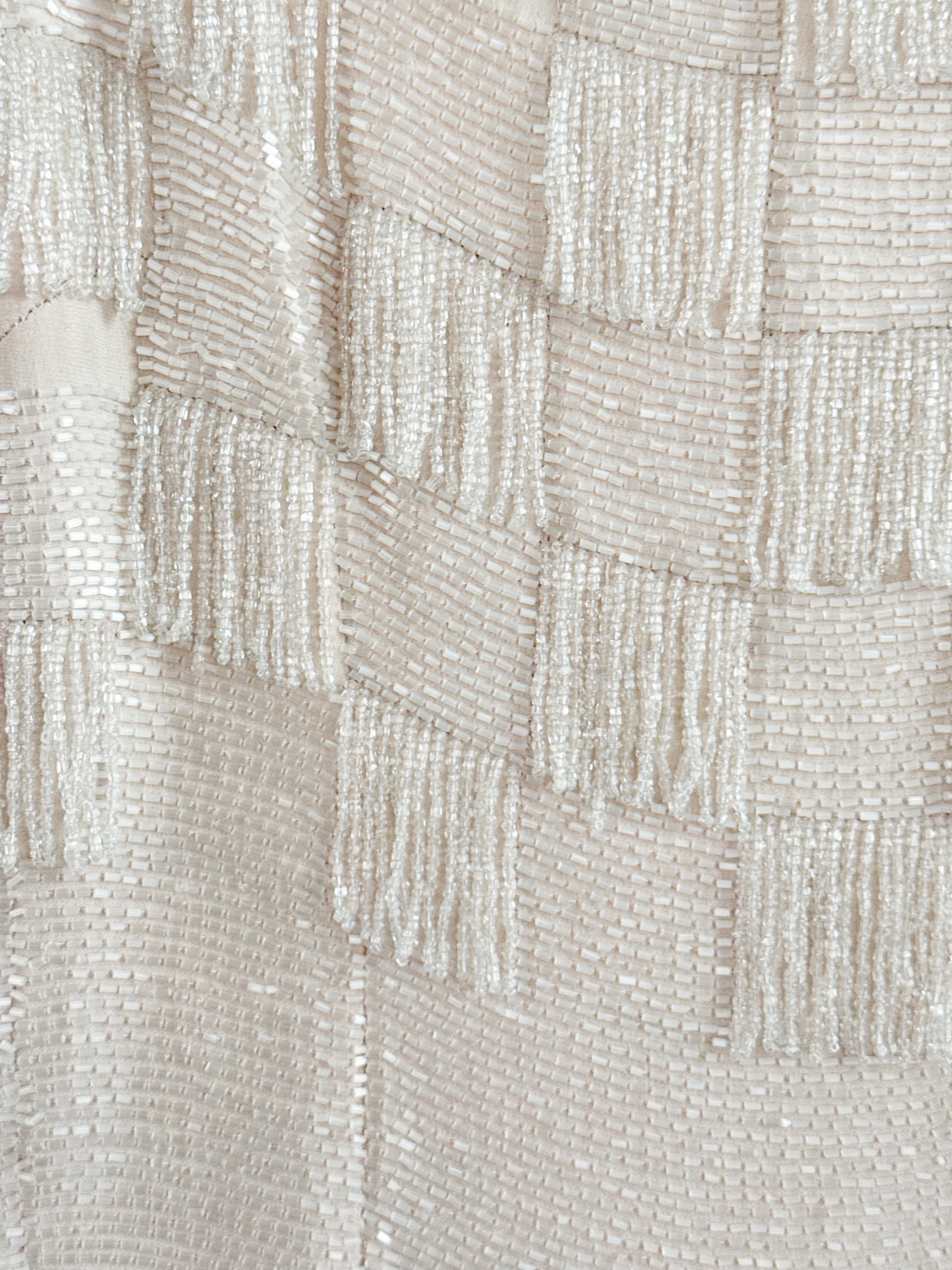 Vintage Pink Beaded Dress - EU 38