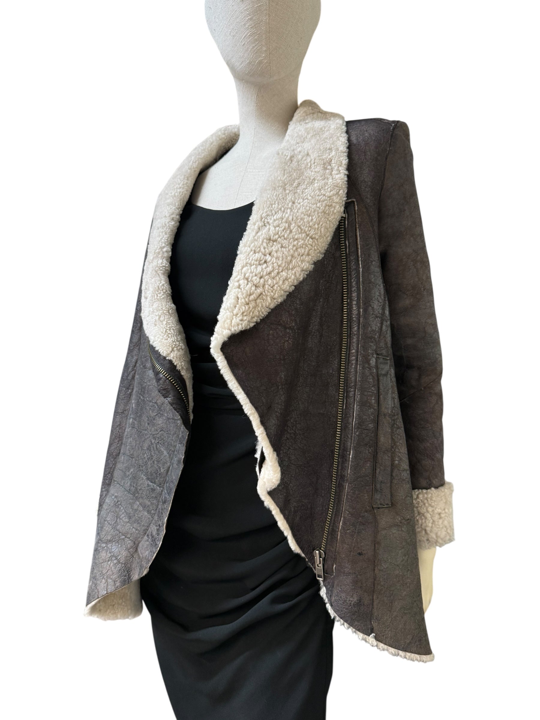 Helmut Lang Shearling Jacket - EU 36