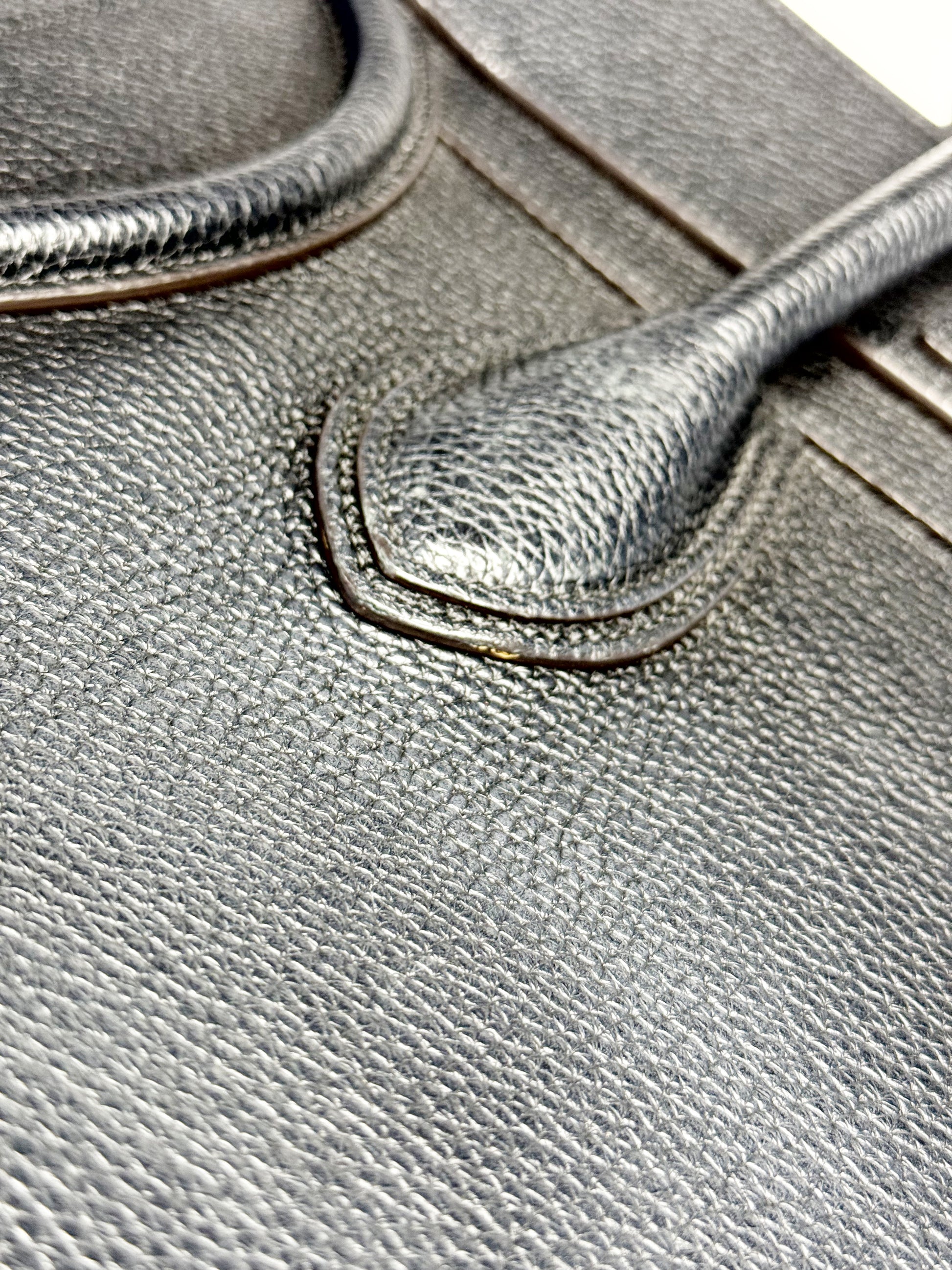 CÉLINE Mini Luggage Tote in Black Grained Calfskin (With Tags)