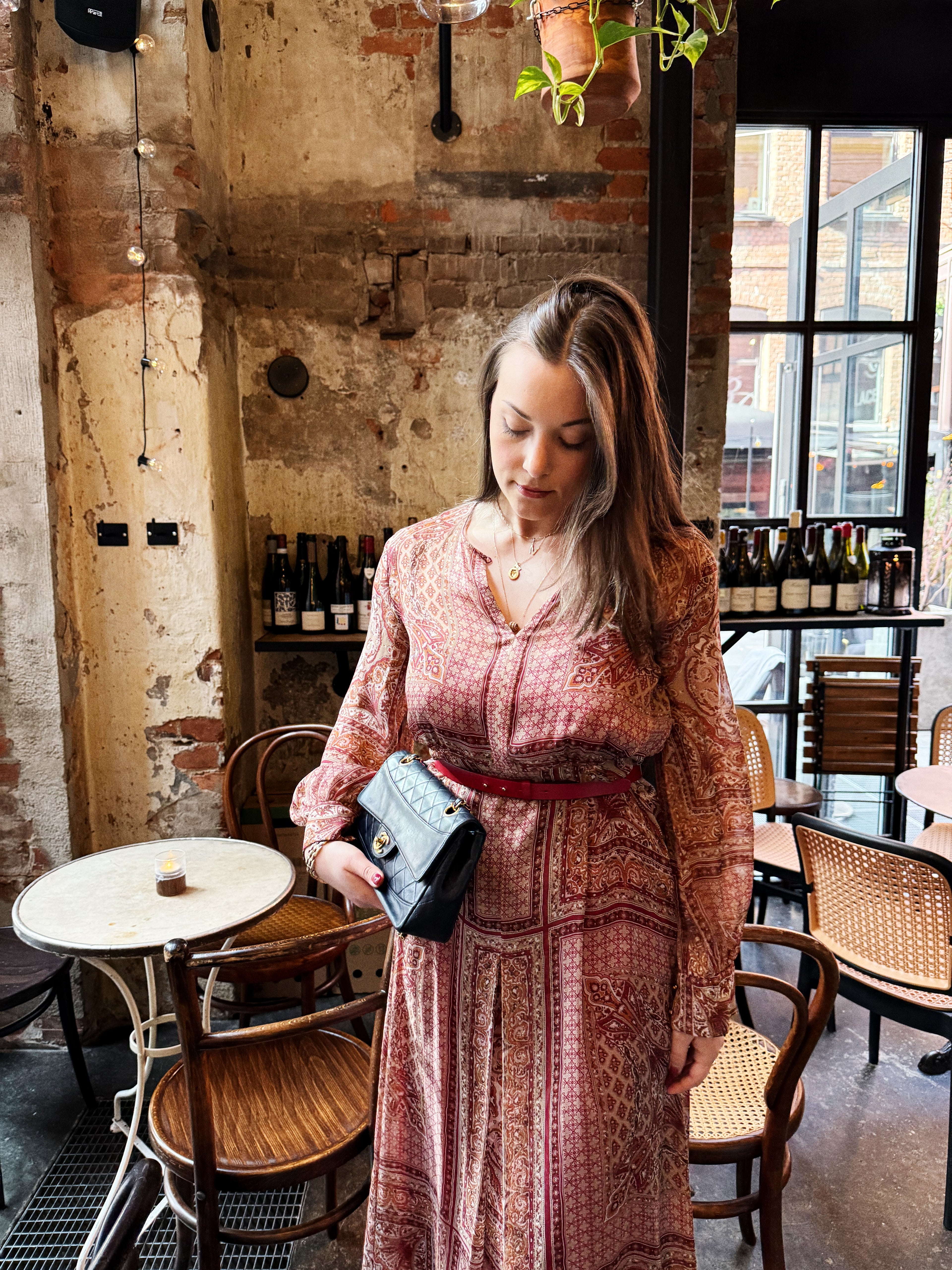 MAX MARA STUDIO Sheer Printed Maxi Dress