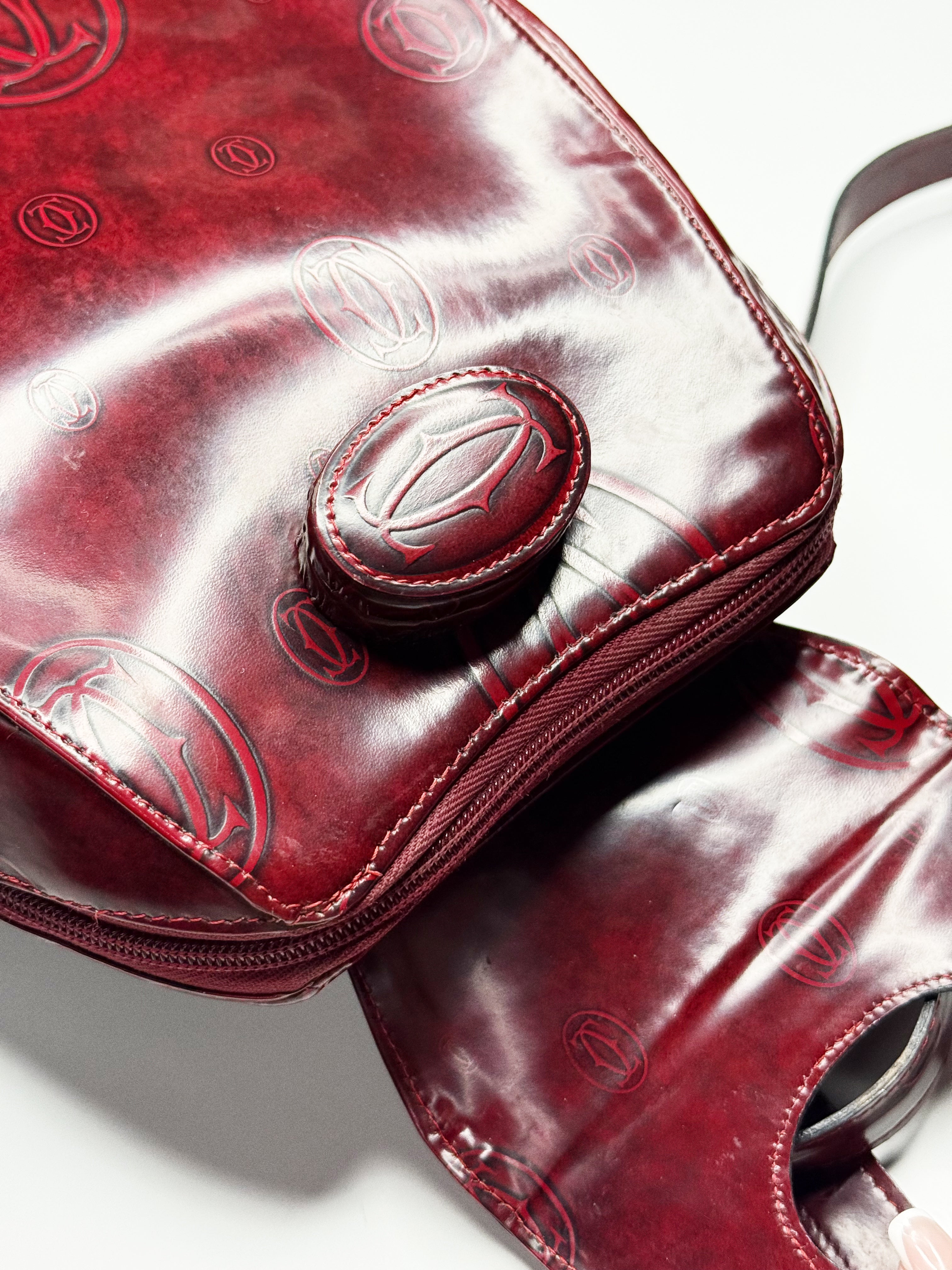 Cartier Happy Birthday Backpack – Bordeaux Red Calf Leather