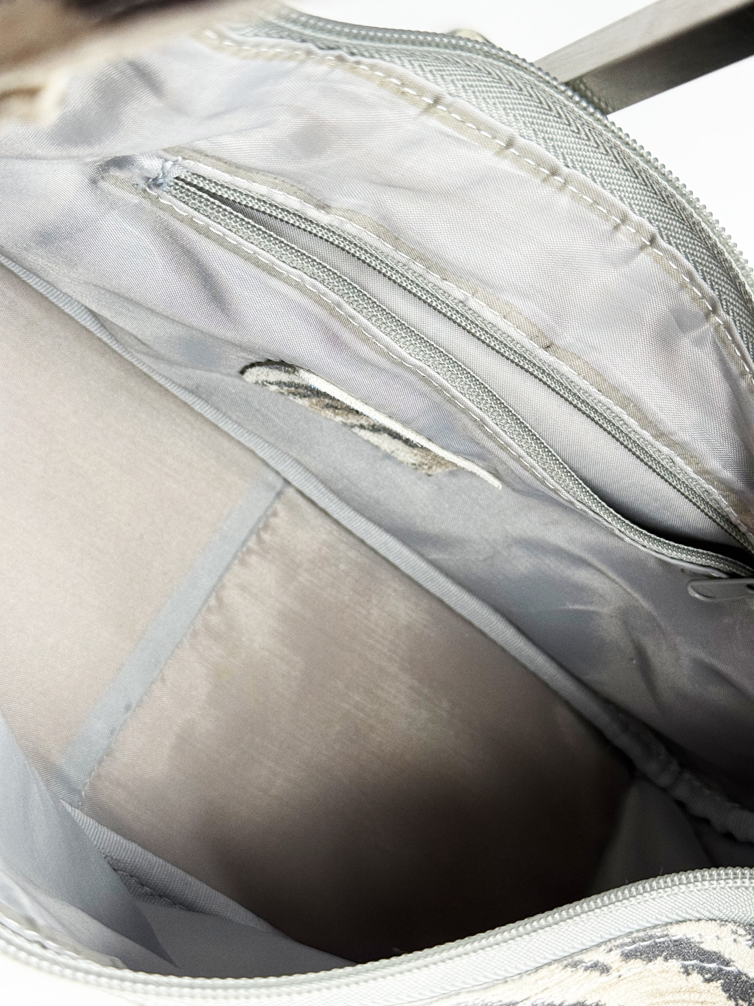 Roberto Cavalli Tiger Suede Shoulder Bag