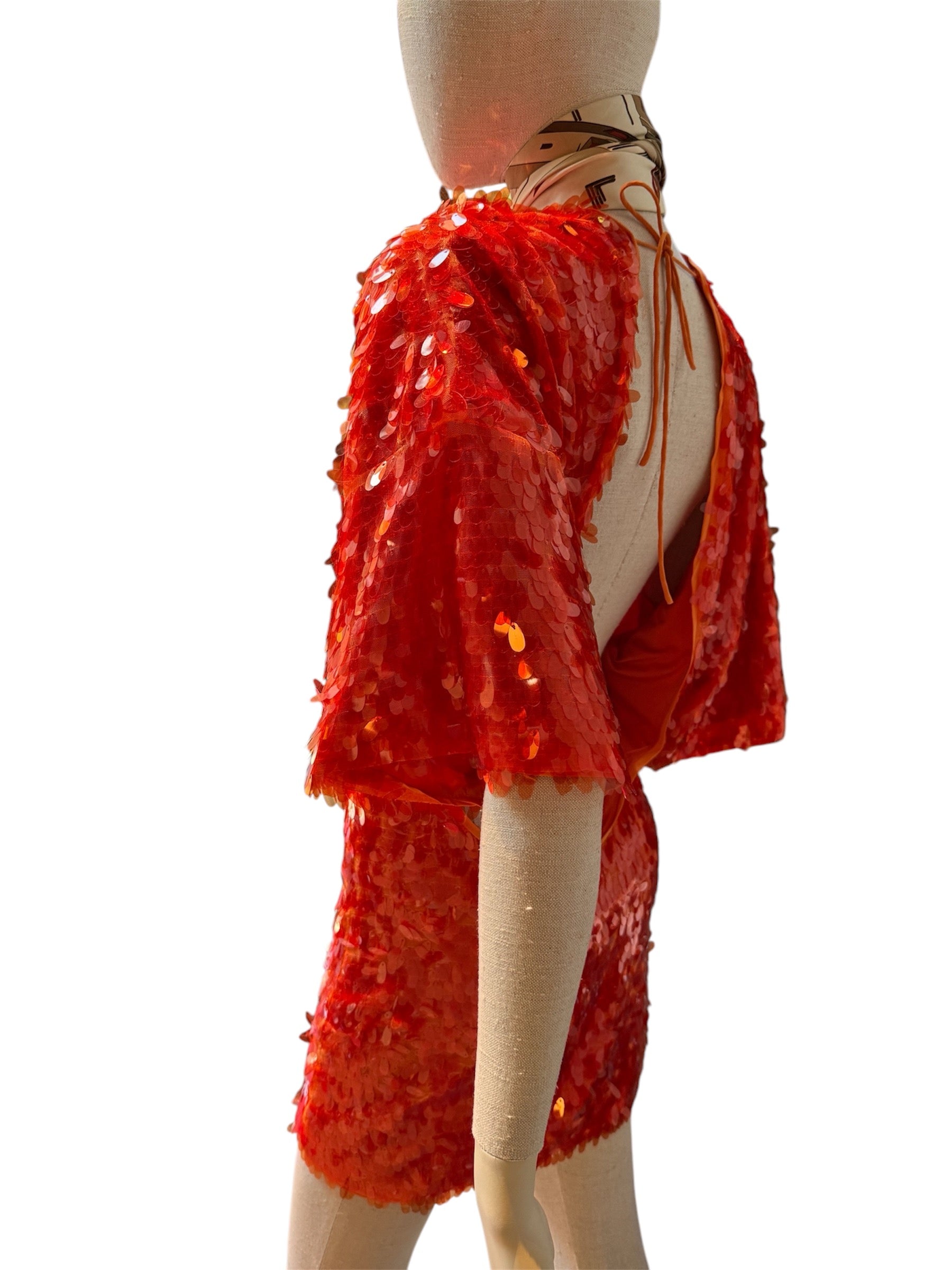 ROTATE Sequin Dress in Red