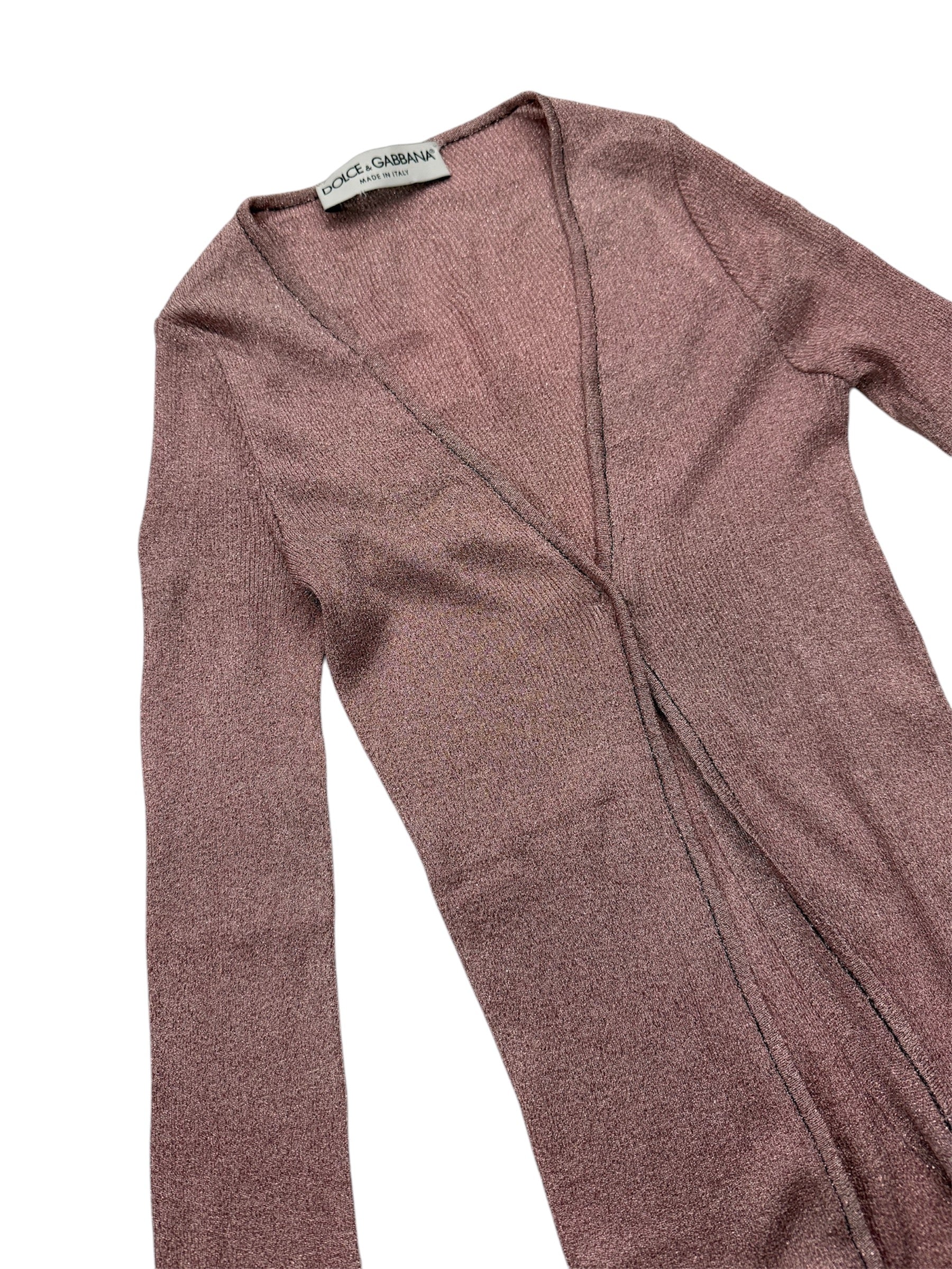 Dolce & Gabbana Shimmery Knit Cardigan