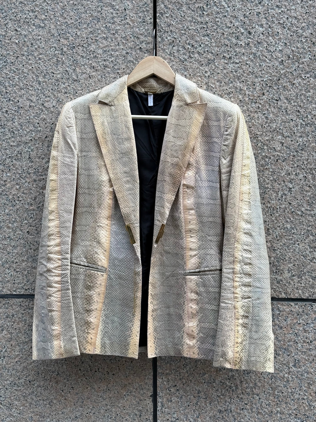 Roberto Cavalli Genuine Leather Blazer