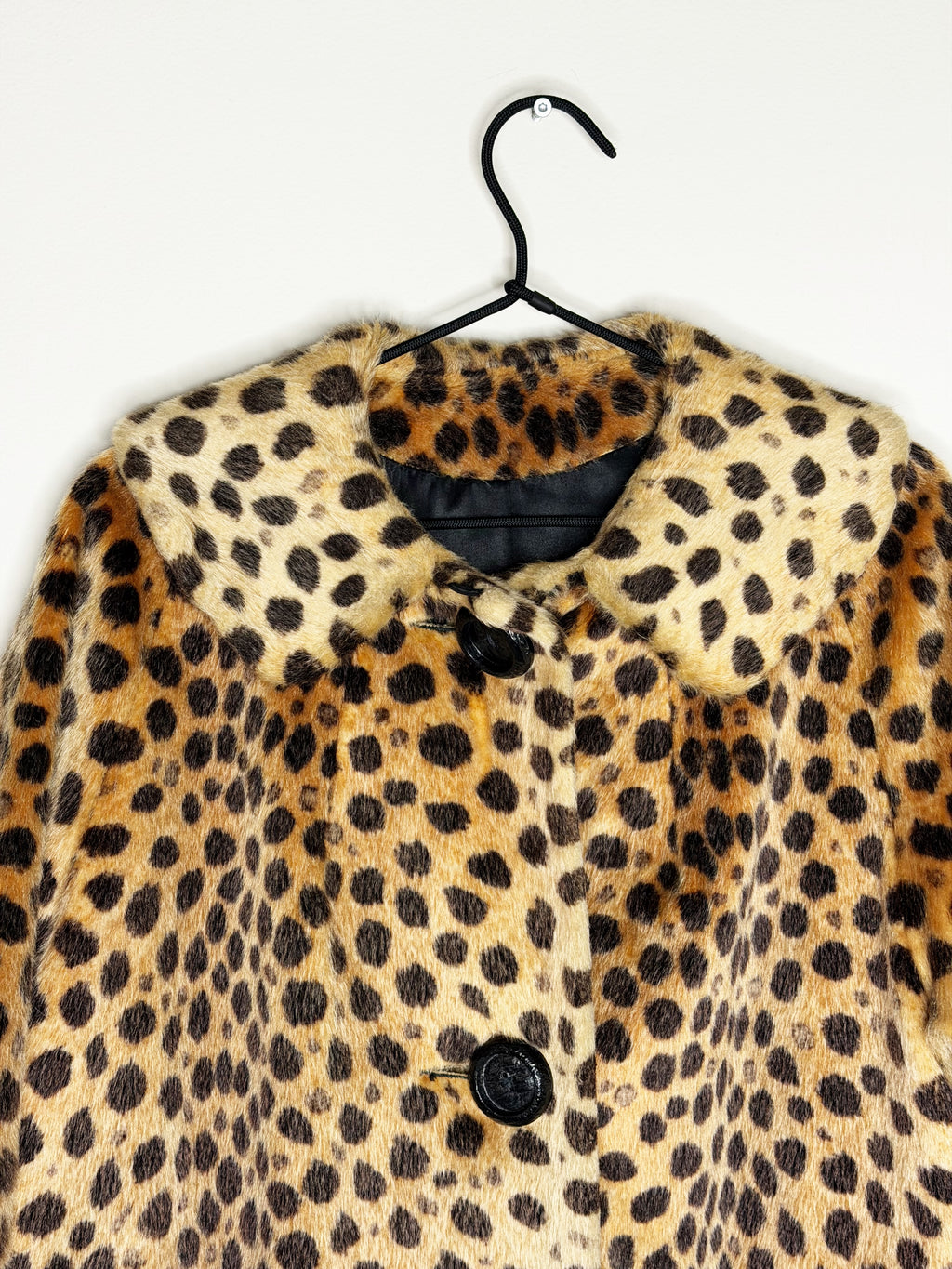 HITA Sportowne Leopard Print Fur Coat (Vintage)