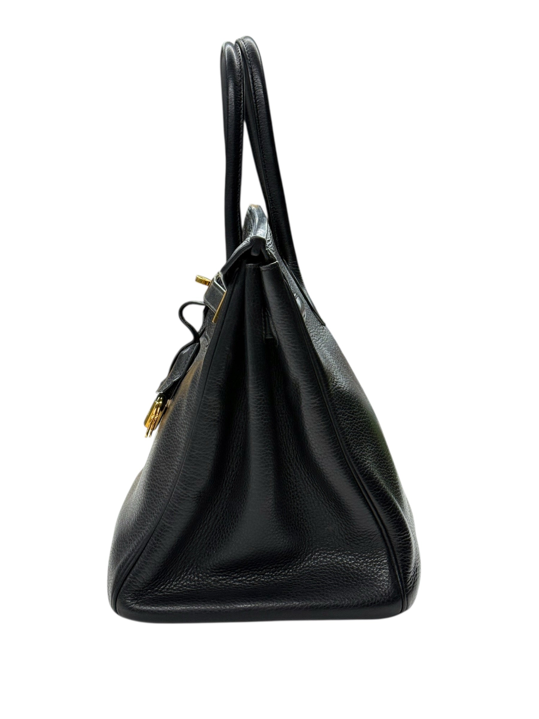 Hermès Birkin 35 Black Togo Leather Bag with Gold Hardware