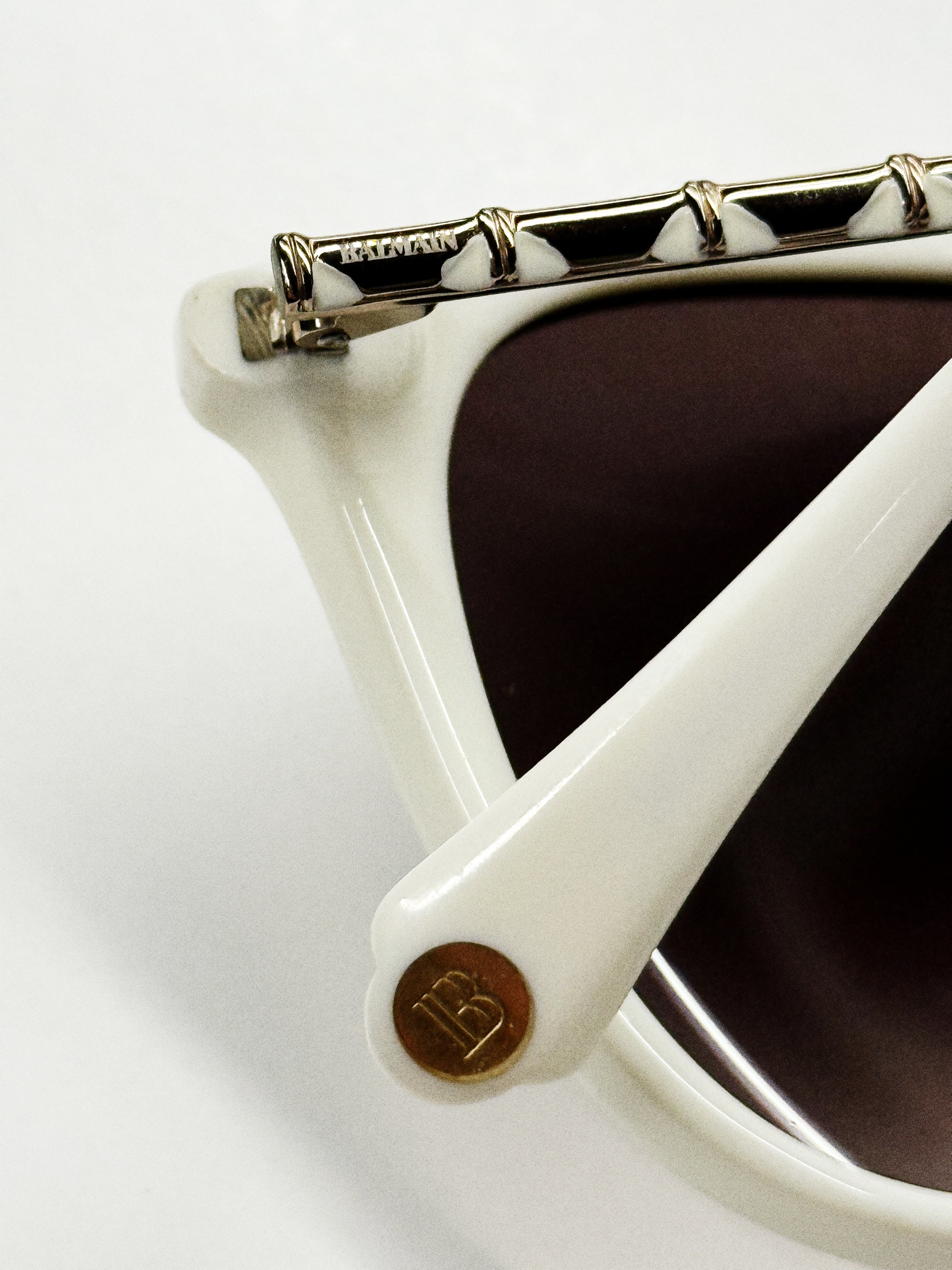Balmain White Sunglasses