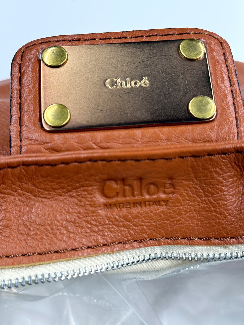 Chloé Paddington Bag in Tan Leather