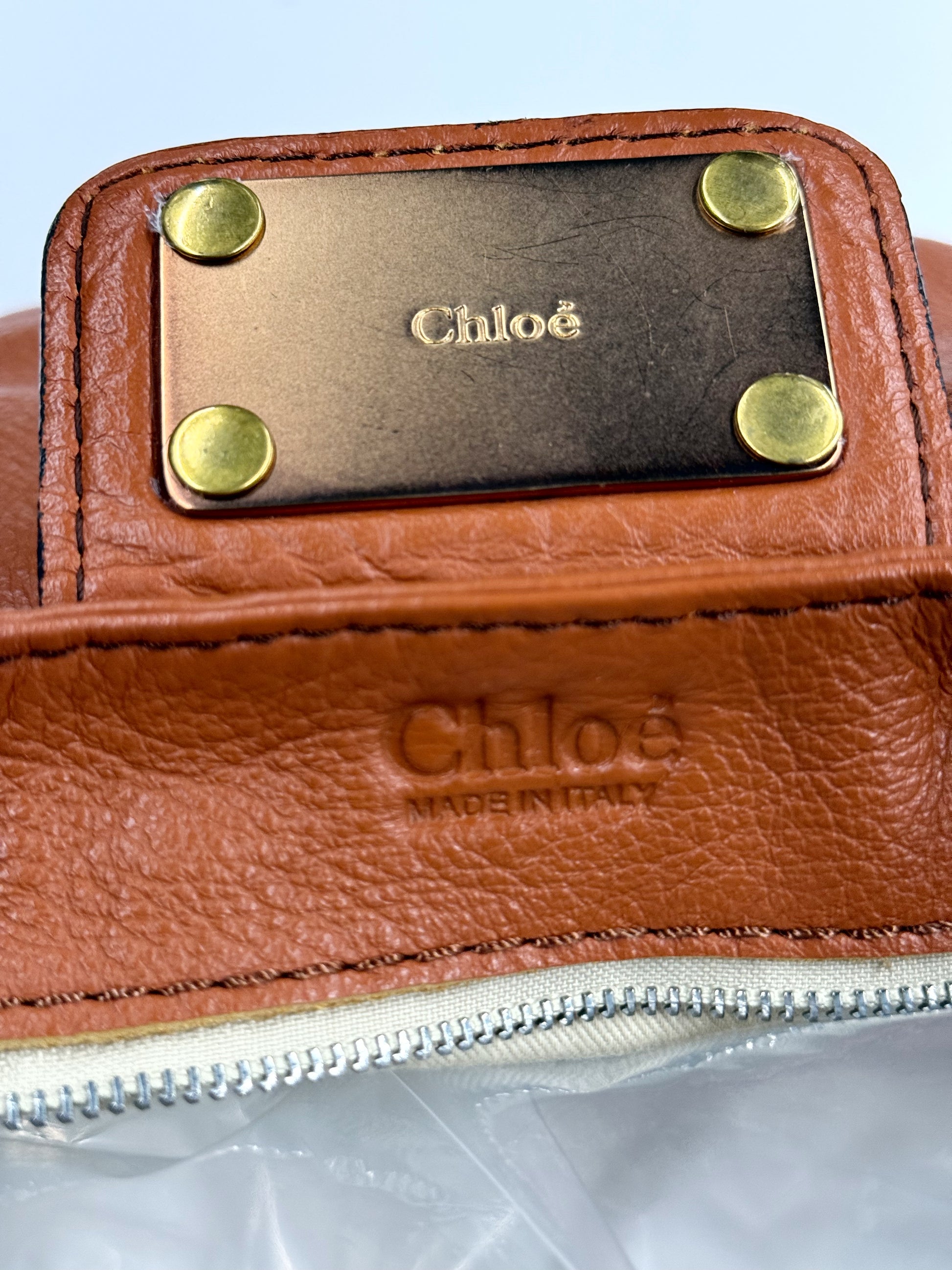 Chloé Paddington Bag in Tan Leather