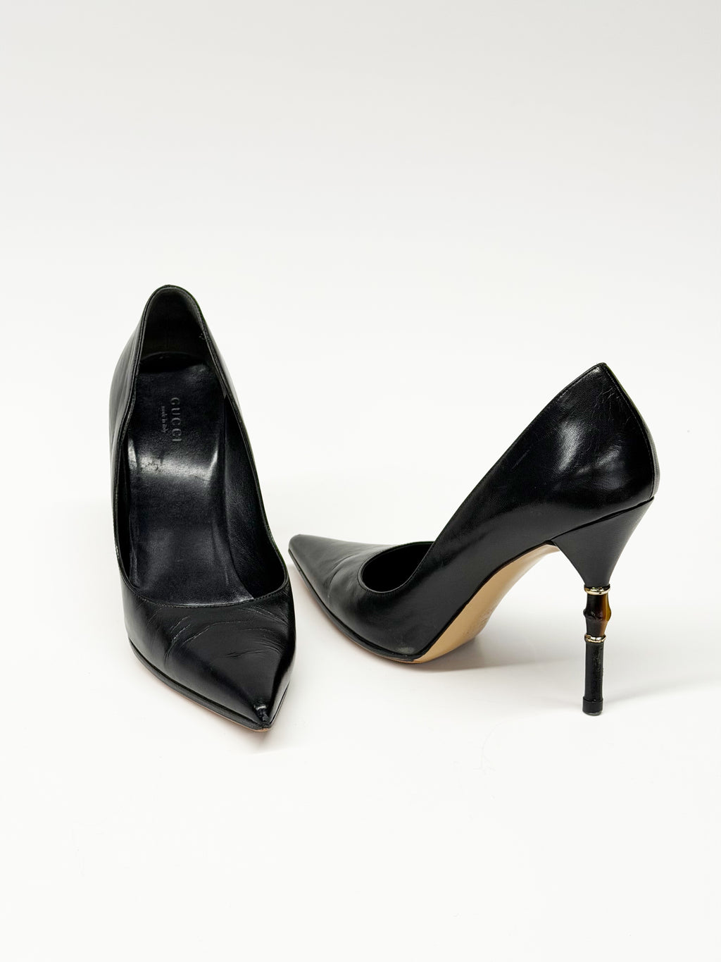 GUCCI BAMBOO HEEL PUMPS — 2000s ARCHIVE
