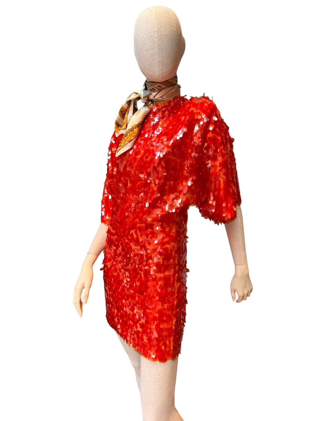 ROTATE Sequin Dress in Red