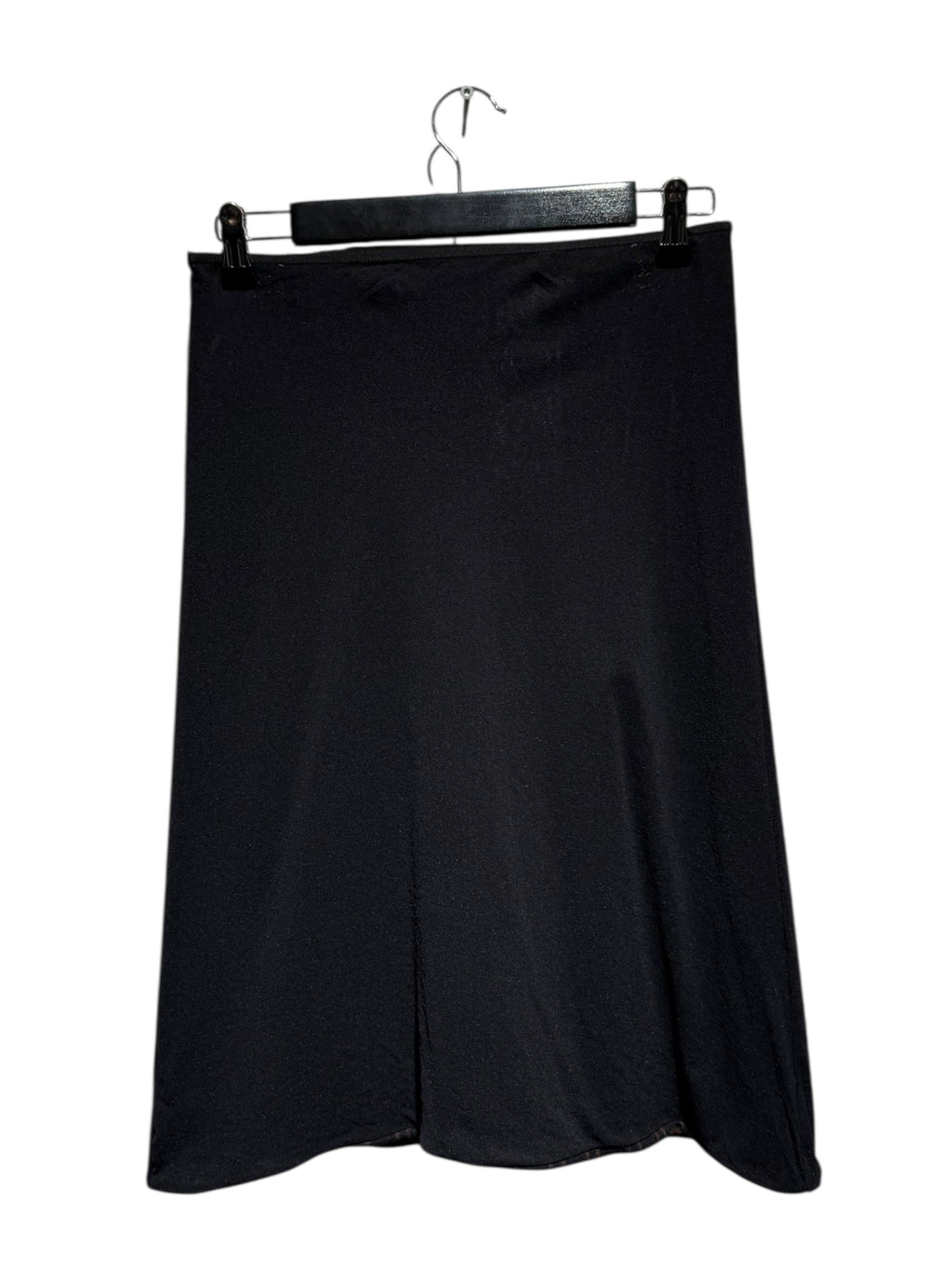 Fendi Maglia Vintage Black Two-Piece Set — Turtleneck Top & Skirt, Made in Italy