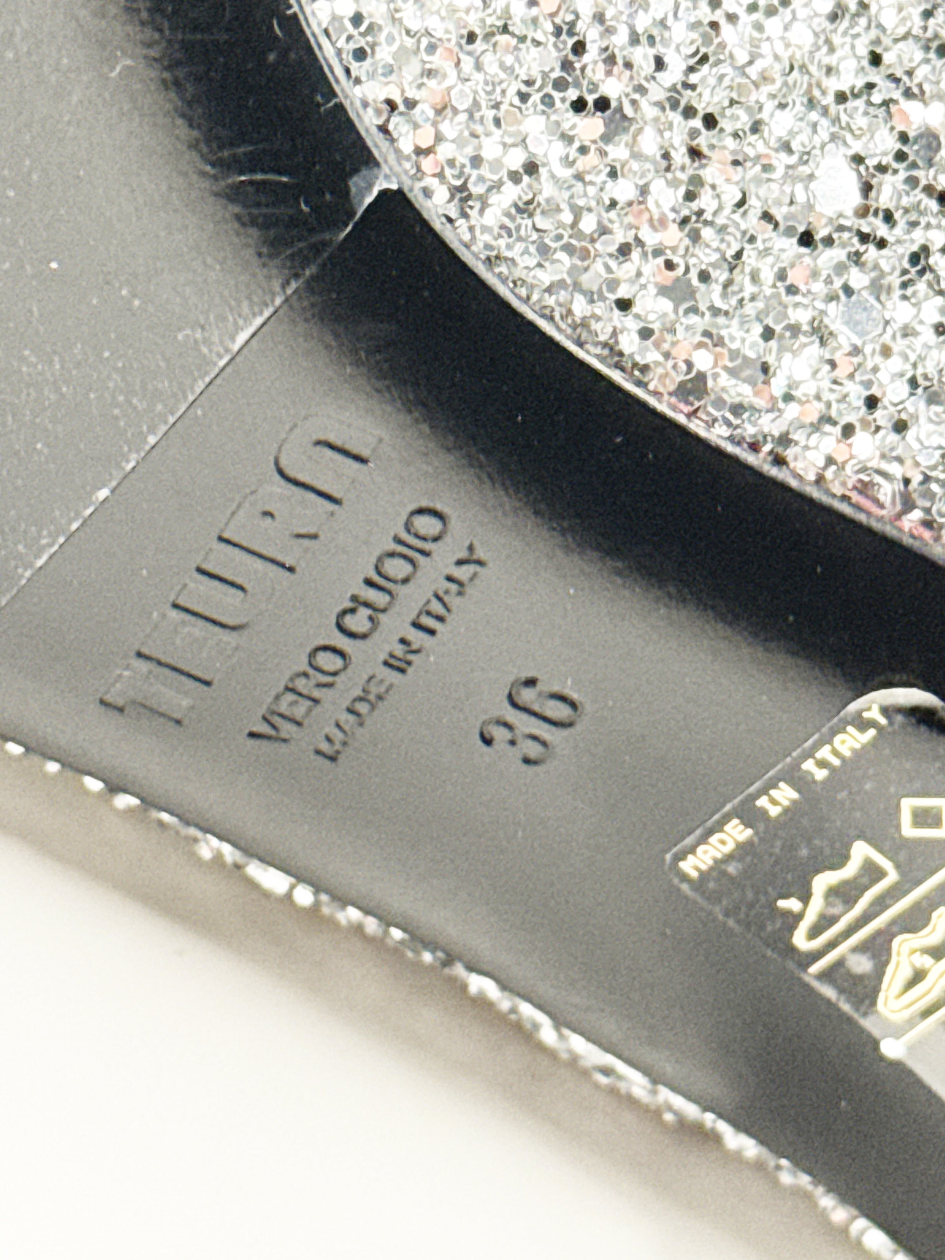 Teurn Silver Glitter Boots