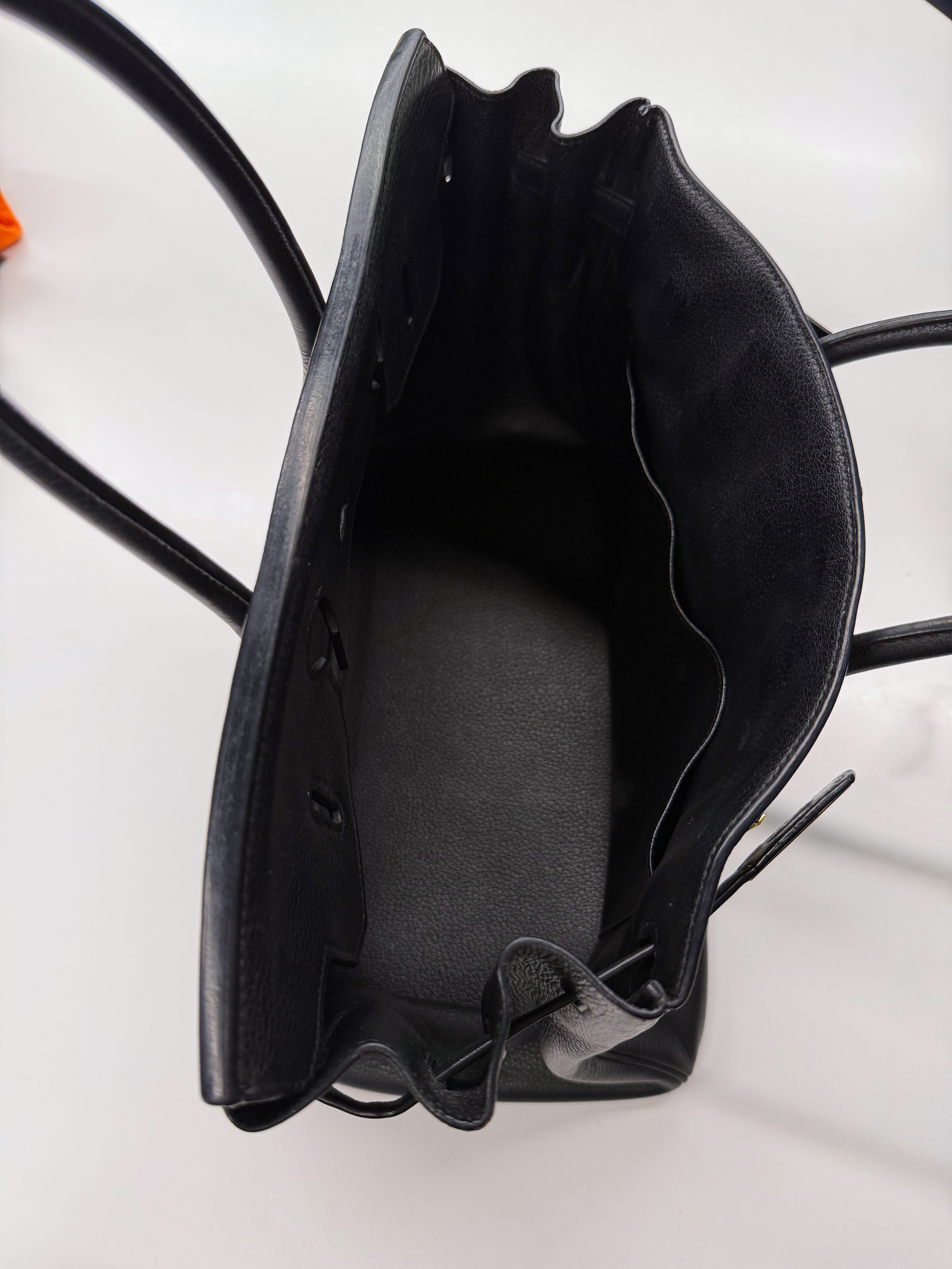 Hermès Birkin 35 Black Togo Leather Bag with Gold Hardware
