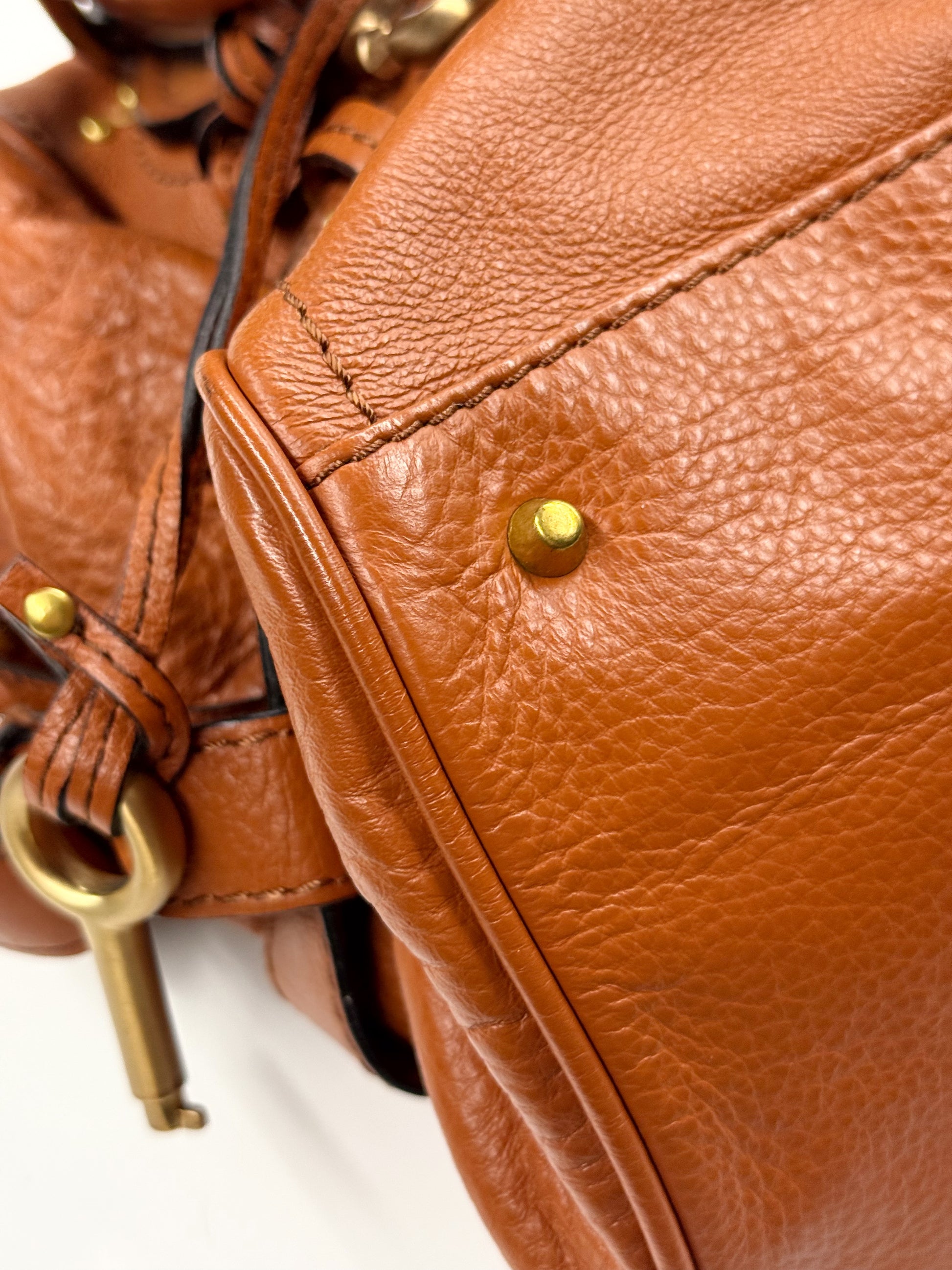 Chloé Paddington Bag in Tan Leather