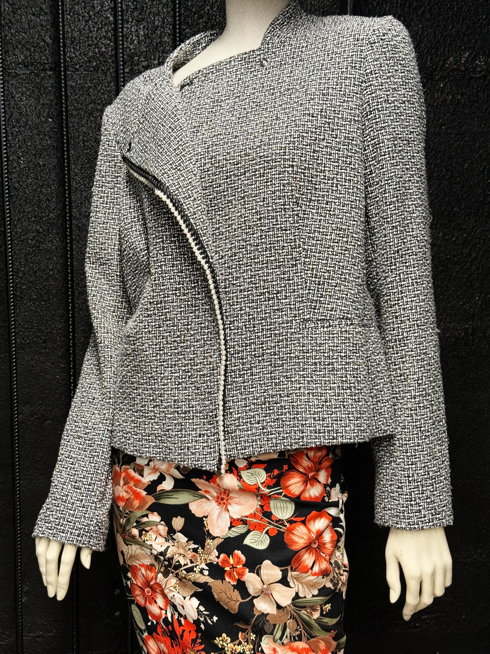 Karl Lagerfeld Paris Tweed Jacket