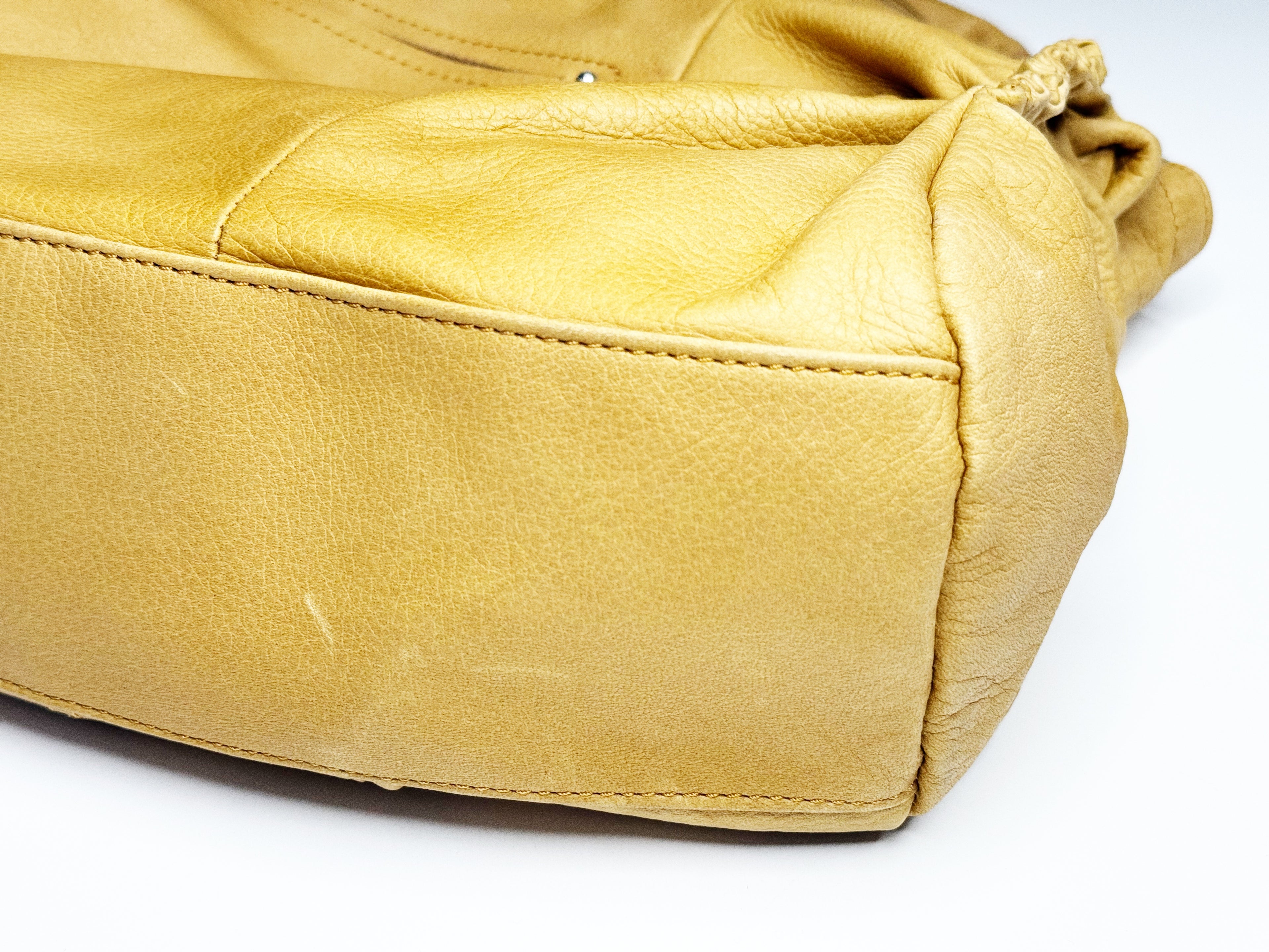 Makowsky Gathered Leather Shoulder Bag