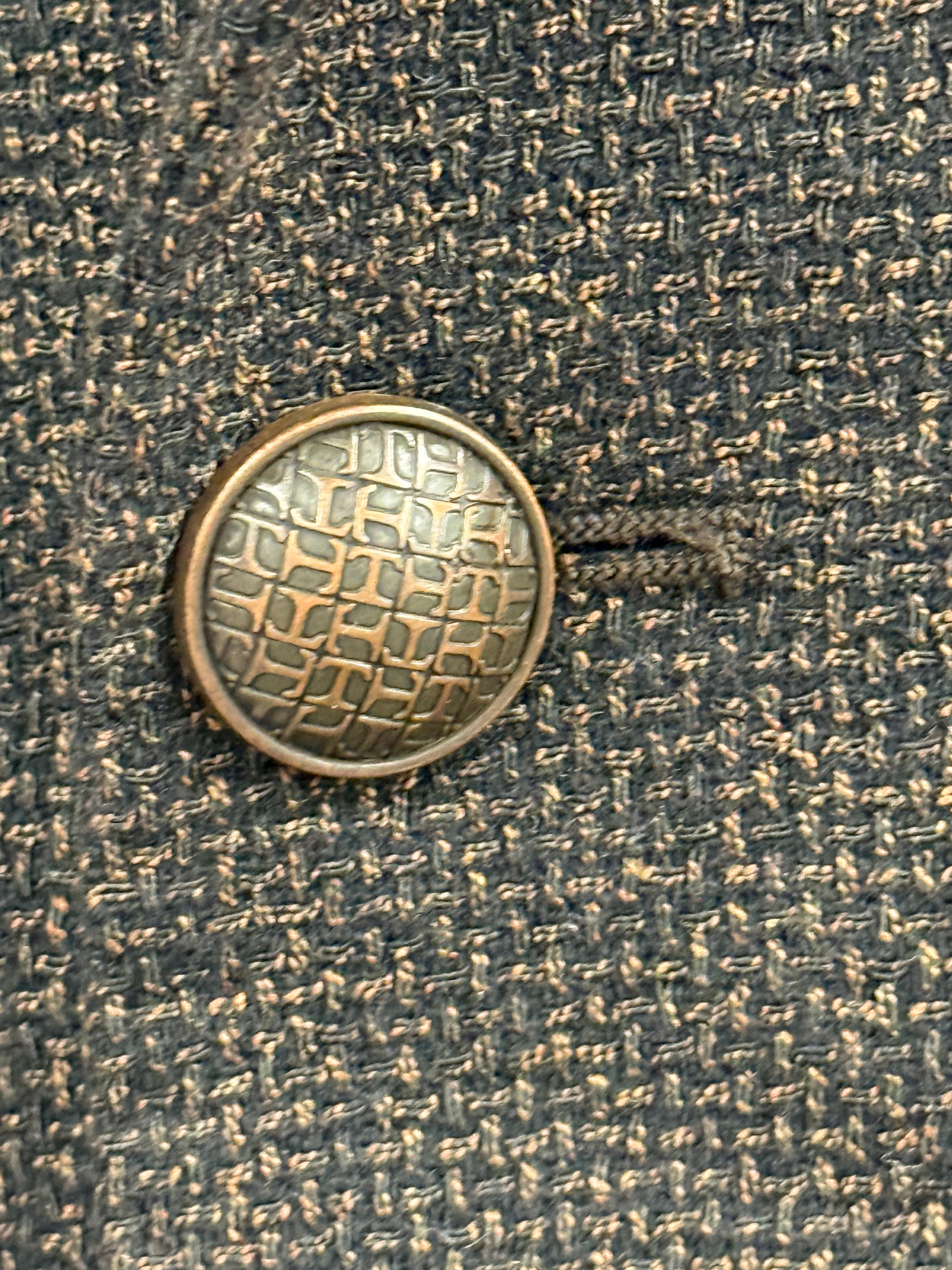 TAGLIATORE Double-Breasted Wool Blend Blazer – Made in Italy