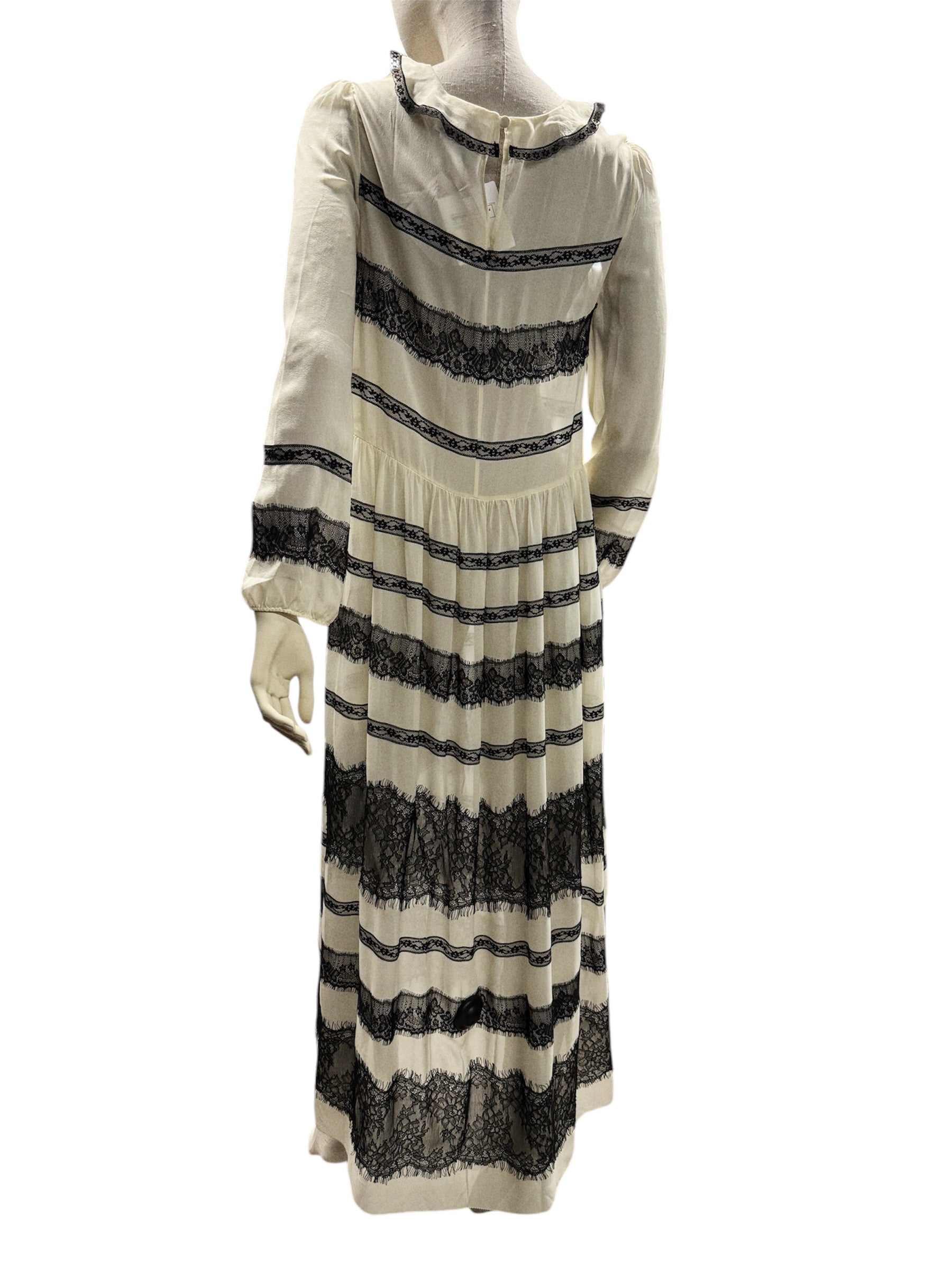 RED VALENTINO Ivory Silk Dress