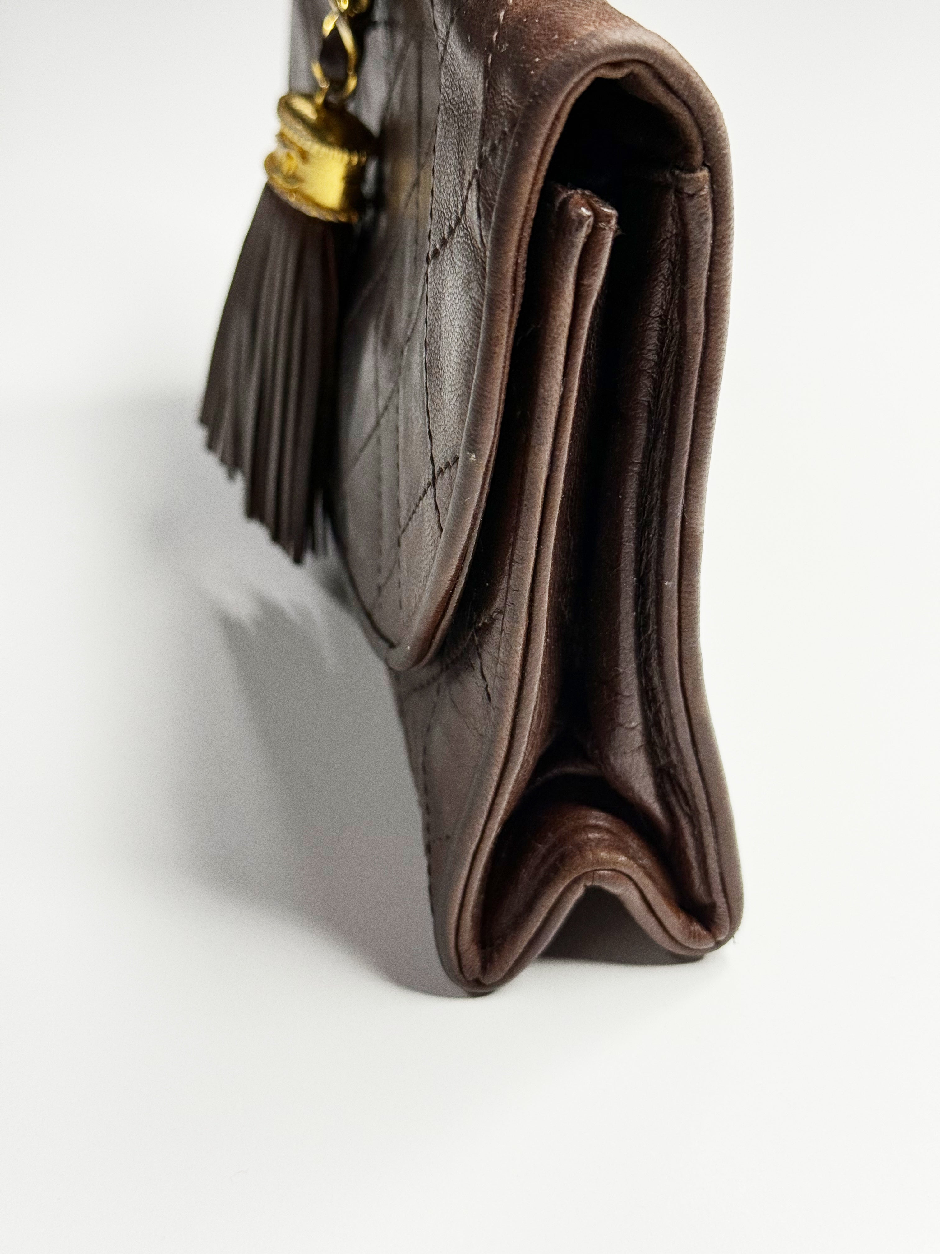 Chanel Vintage Quilted Tassel Bag