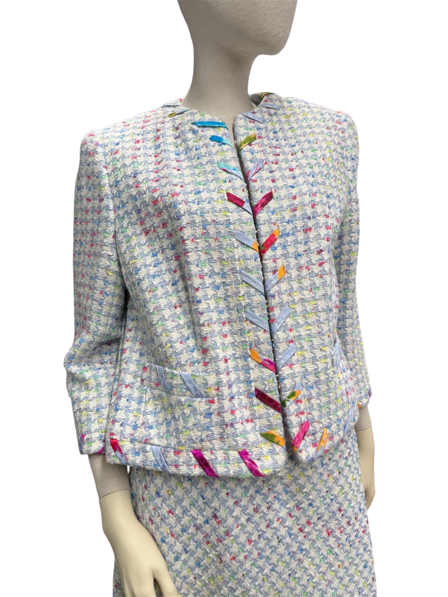 ESCADA Tweed Jacket and Skirt Set