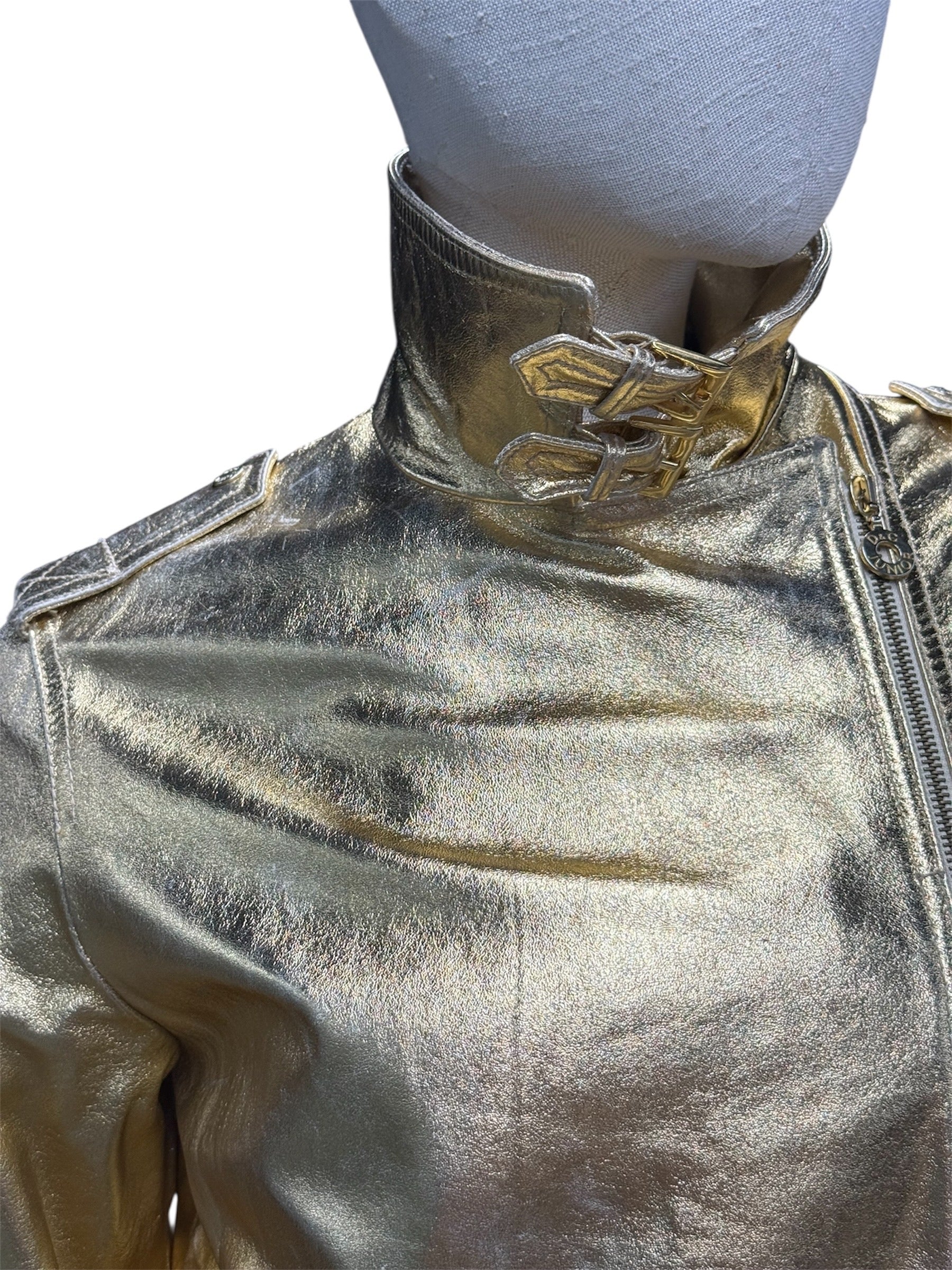 D&G JUNIOR GOLD SHORT JACKET