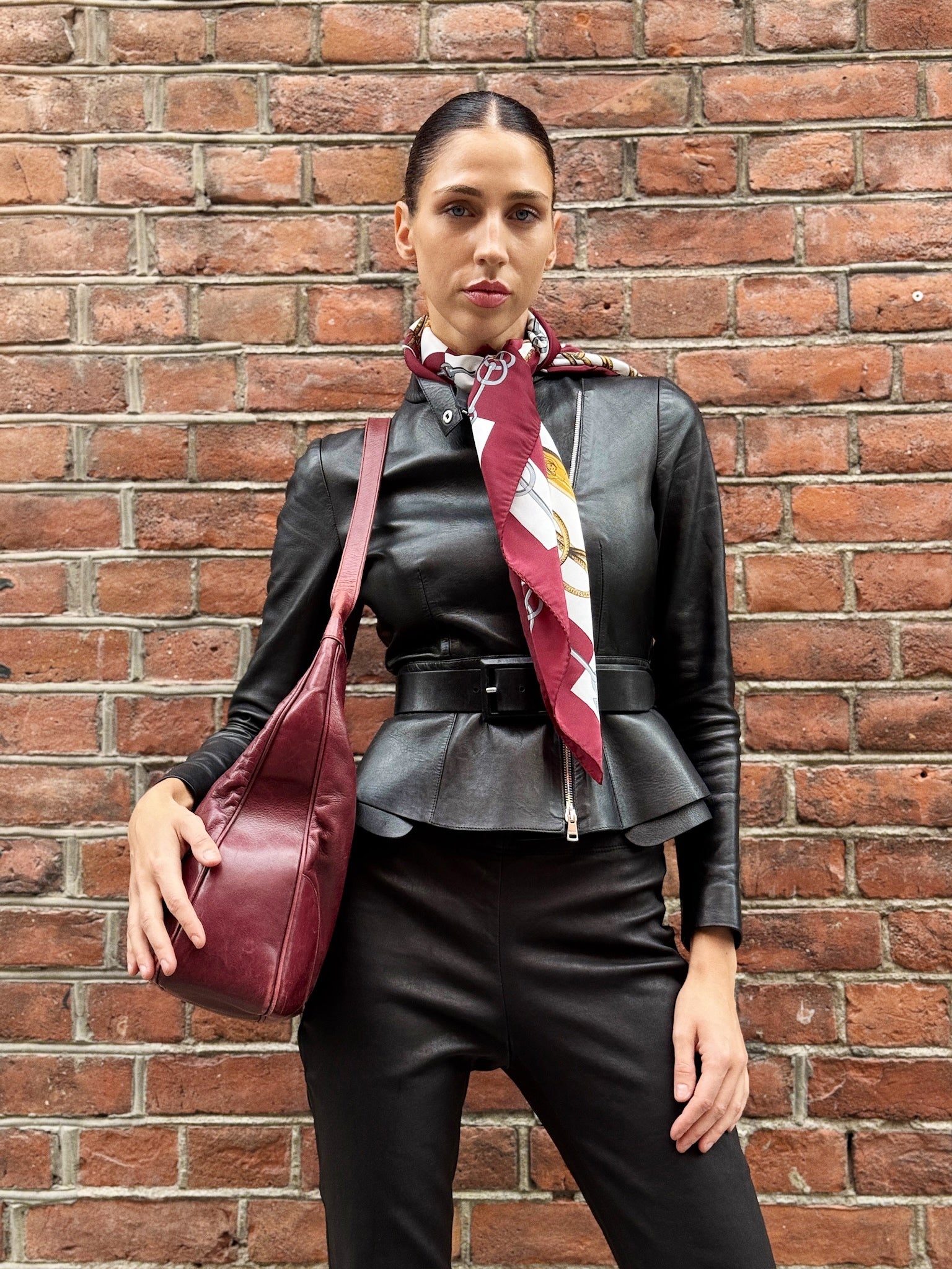 GUCCI Black Leather Jacket – Made in Italy